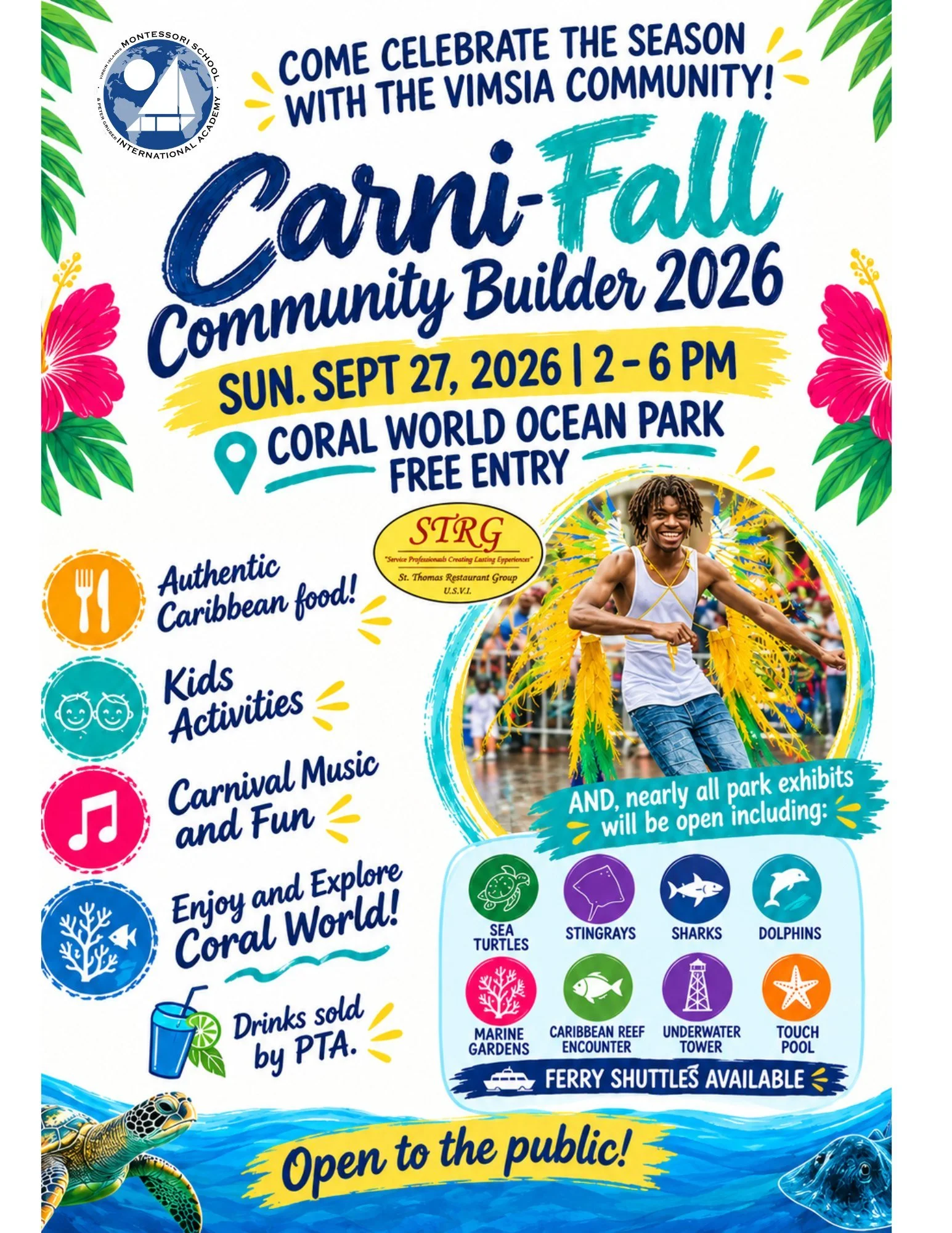 🎉SUNDAY SUNDAY SUNDAY🎉

CARNI-FALL at @coralworldvi is coming up fast!

We're putting this event together as a FREE, family-friendly afternoon for the wider St. Thomas and St. John communities to come together and have some fun, with the rare bonus