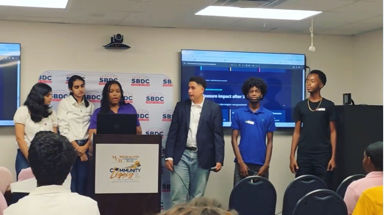 🏆 Congratulations to our outstanding Grade 10 VIMSIA student team for earning second place in the inaugural Merchants Commercial Bank Community Legacy Initiative, held last Saturday at the 13D Center on St. Thomas!

Our team members were: Christophe