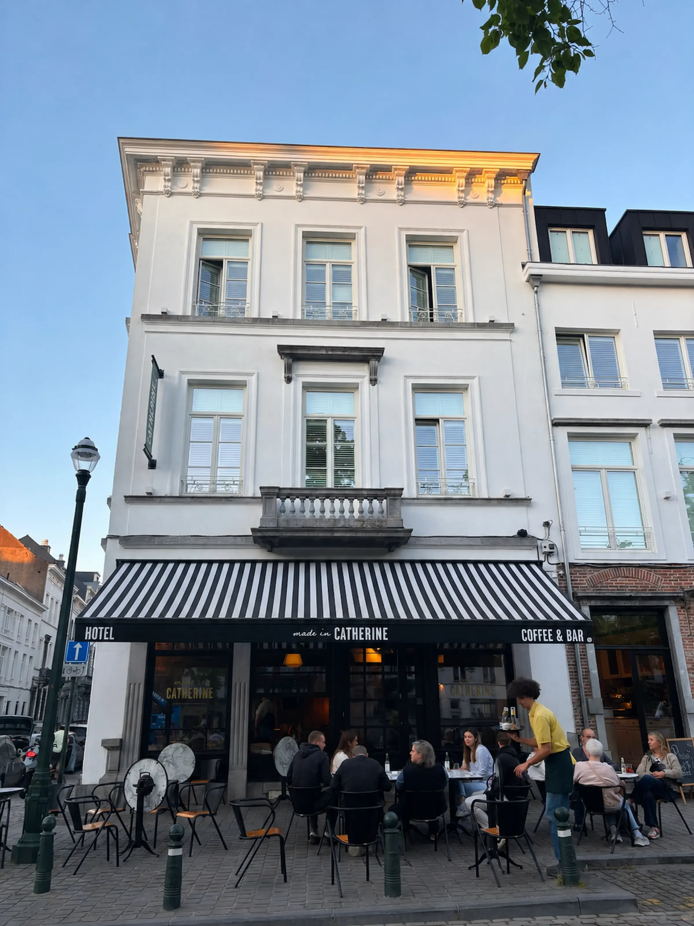 Facade of Made in Catherine boutique hotel in Brussels