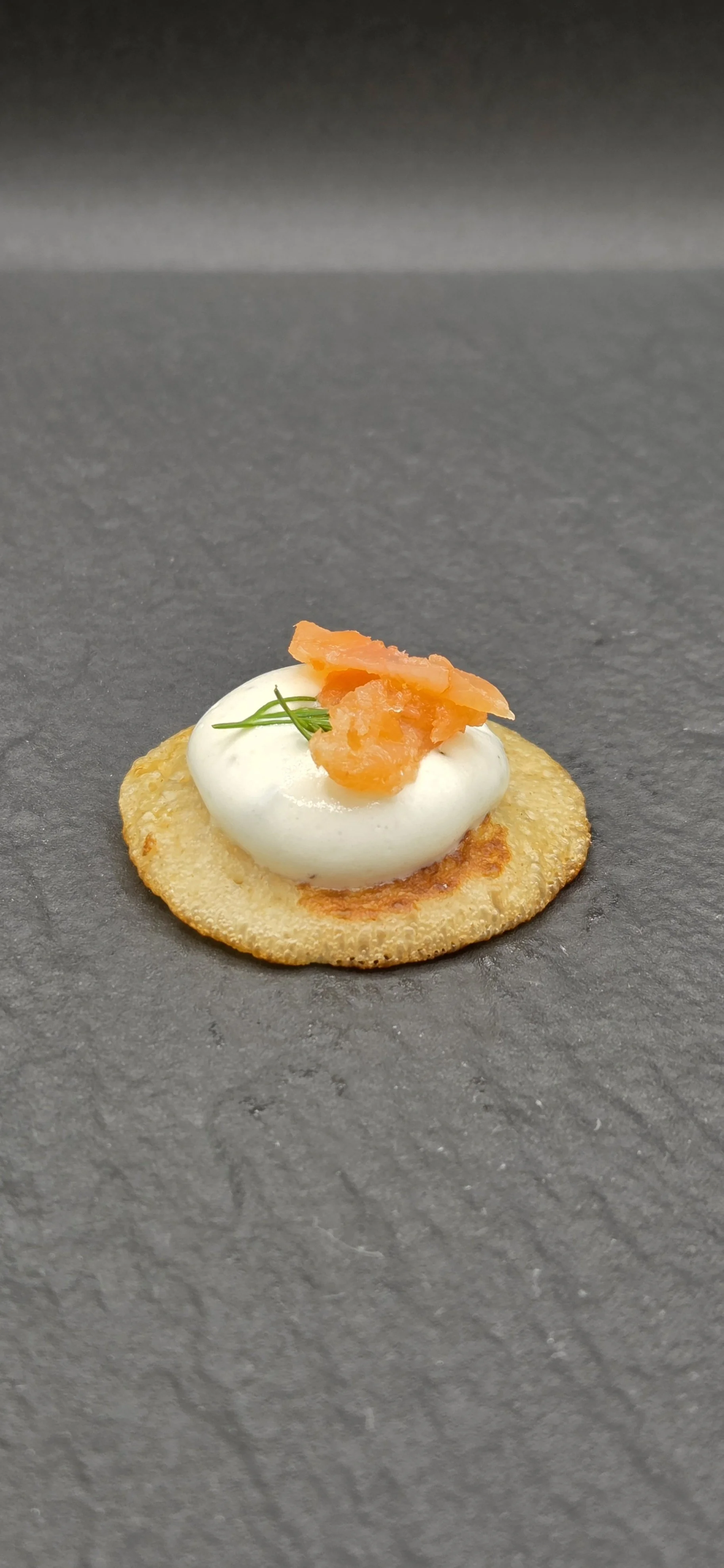 Blinis de Truite Fumée & Crème Fromagère
