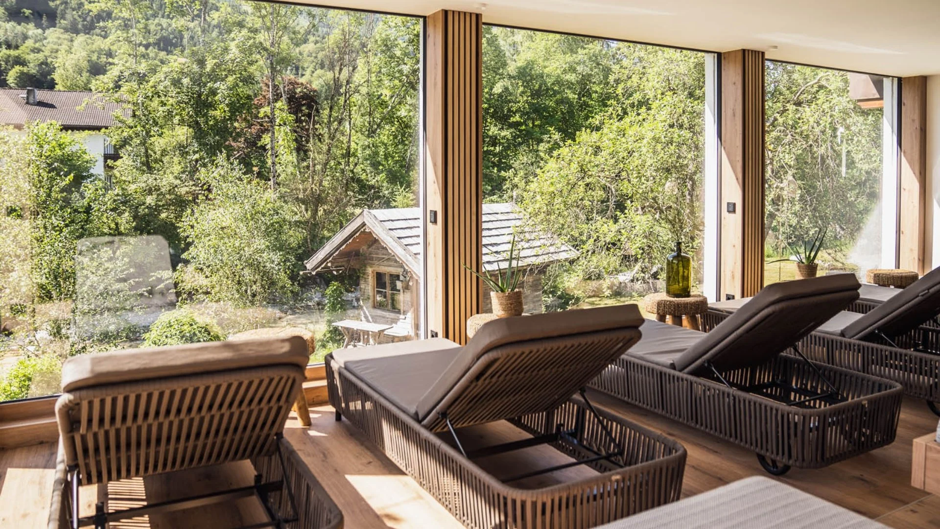 Wellness og afslapning med udsigt til naturen på BERGROSE hideaway i Salzkammergut