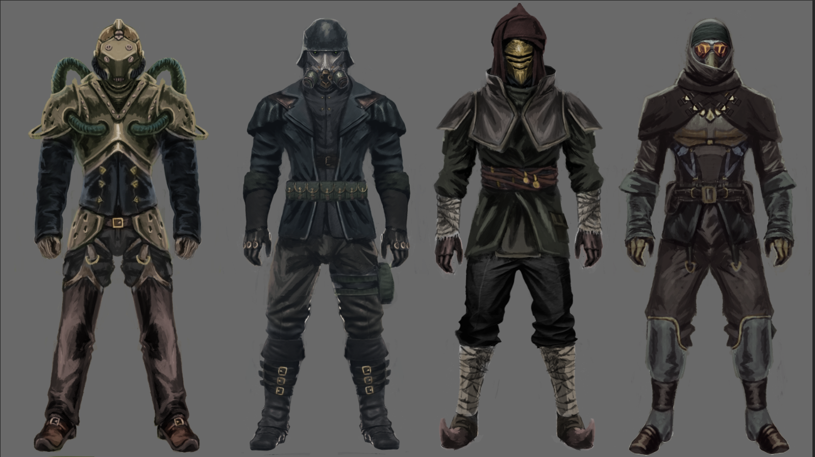 SECOND SUN CONCEPT ART ARMORS 4.png