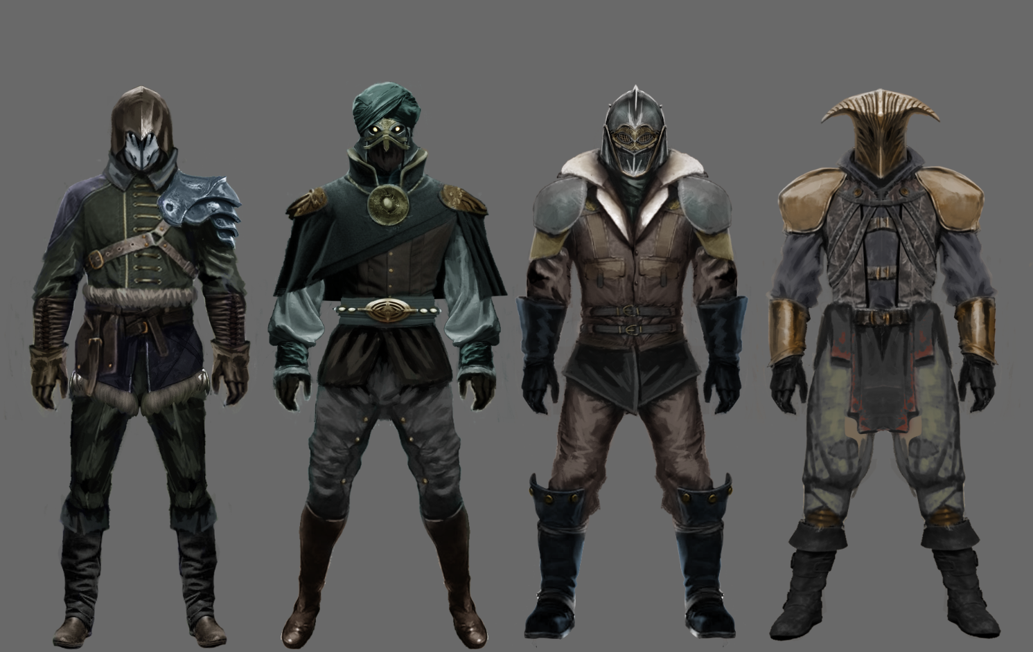 SECOND SUN CONCEPT ART ARMORS 7.png