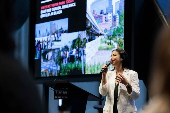 The room was full of energy, ideas, and optimism today at our 2nd Annual #ClimateSolutionsSummit! Spark talks, fireside chats, and collaborative group work, focused on making #climatedata more actionable, was the perfect way to kick off #EarthWeek 🌎