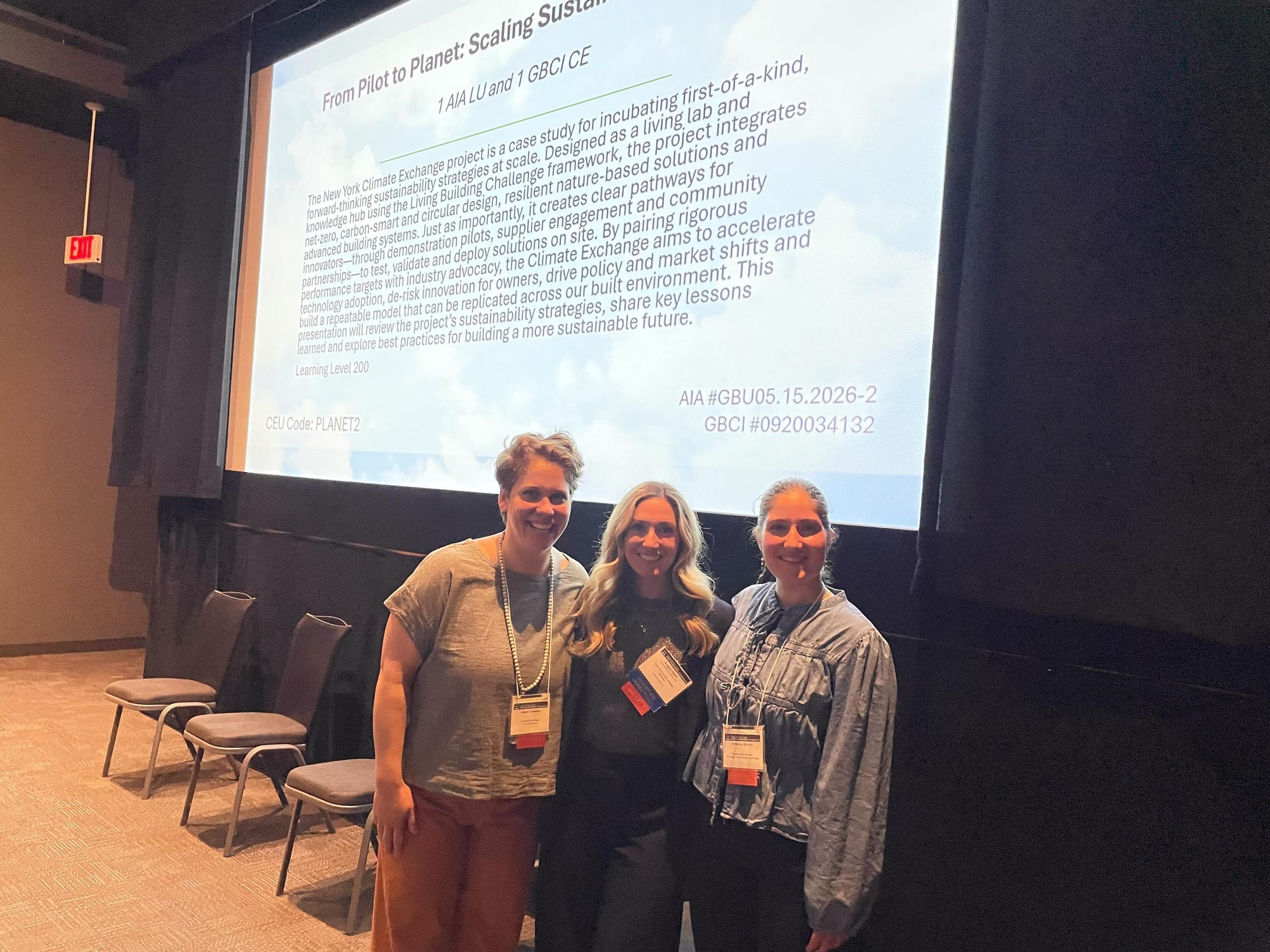 Last month, Elifmina Mizrahi, our Capital Project Manager, joined the Green Building United 2026 Sustainability Symposium to discuss how The Exchange is leveraging the Living Building Challenge framework to advance net-zero, #resilient nature-based s
