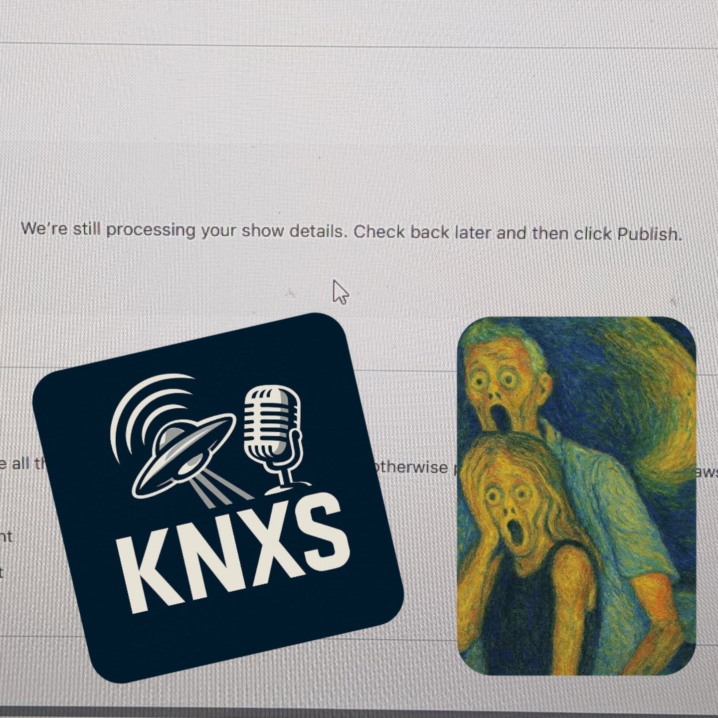 Apple Podcasts is still pending.