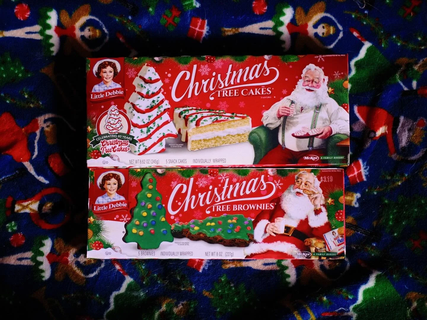 Just one box this year? Yeah right.
New story&rsquo;s up now, all about the @thereallittledebbie Christmas Tree Cakes and Tree Brownies that we wait all year for.
Link in bio. Go read it before they&rsquo;re gone from shelves (again).

#littledebbiec