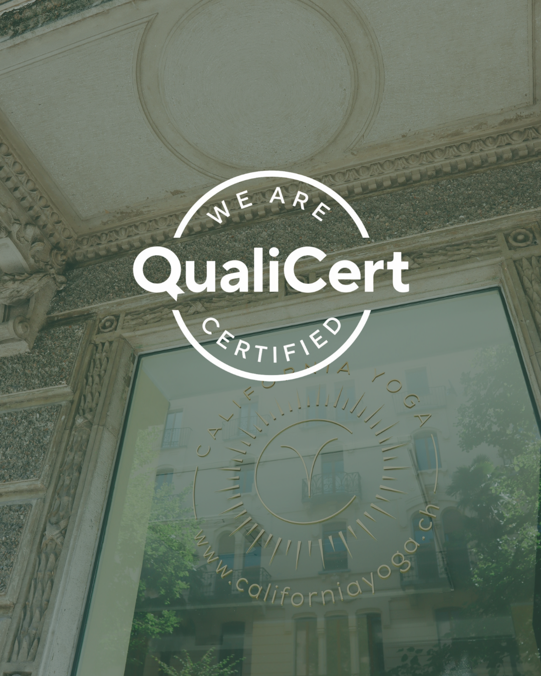 Certificazione QualiCert a California Yoga International, Lugano