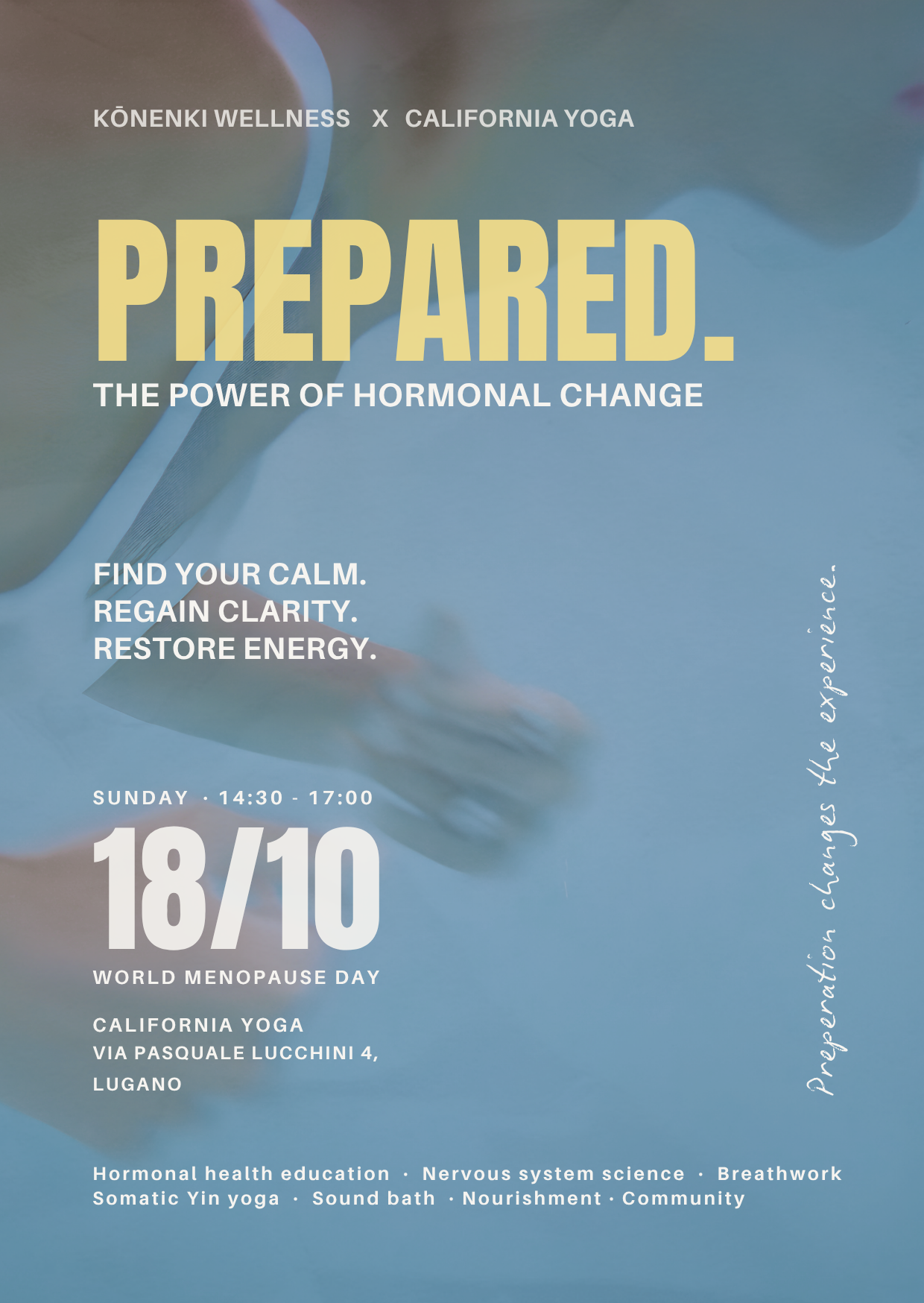 Prepared.                                   The power of hormonal change