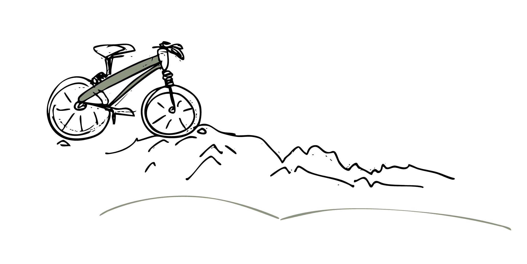 Disegno di un libro aperto con una penna sopra, con lo sfondo nero.