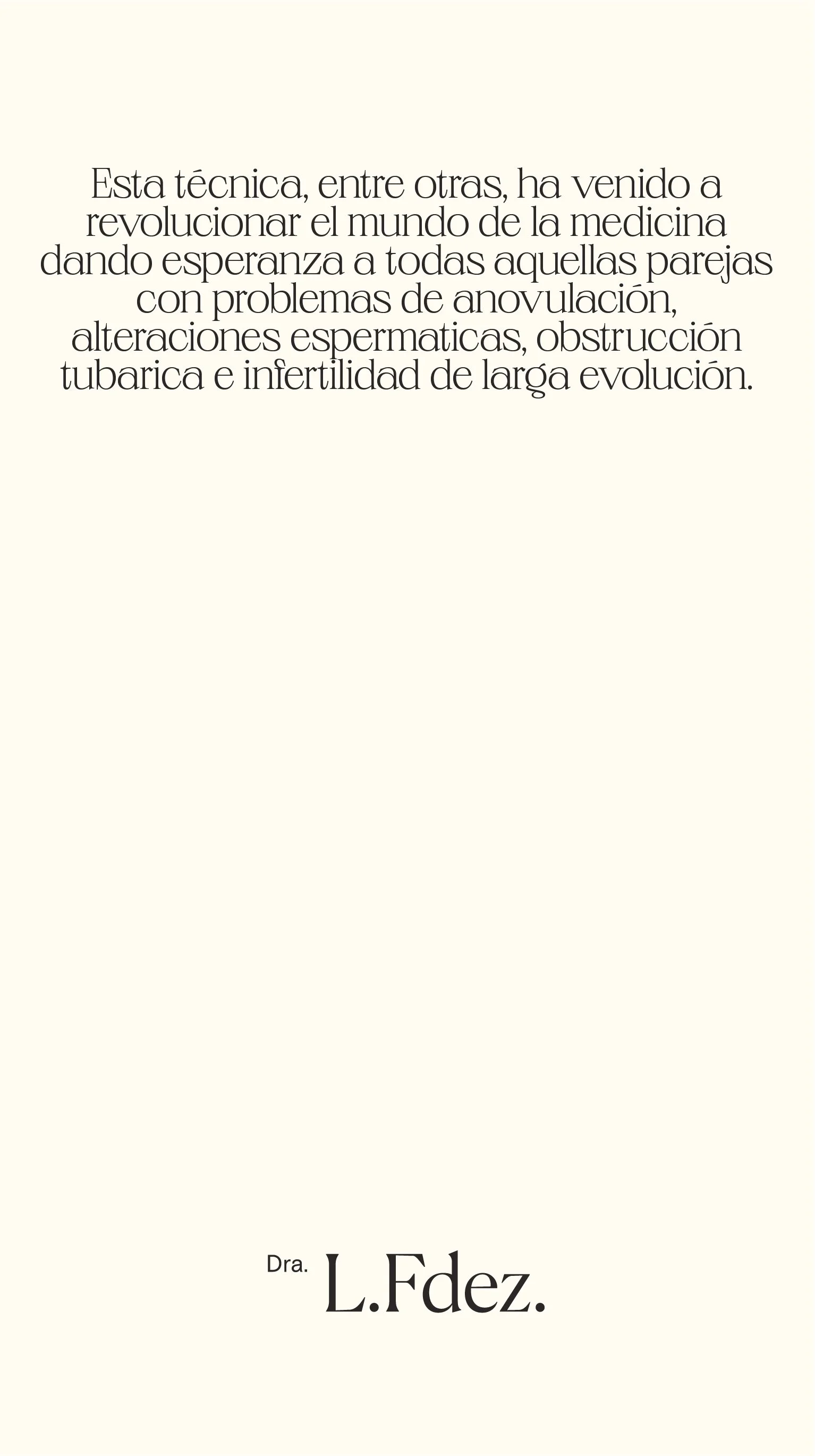 Portada de un libro con texto en español y el nombre del autor 'Dra. L. Fdez.' en la parte inferior.