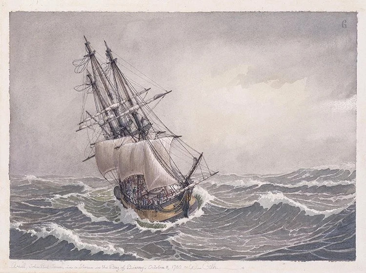 Ariel in a storm