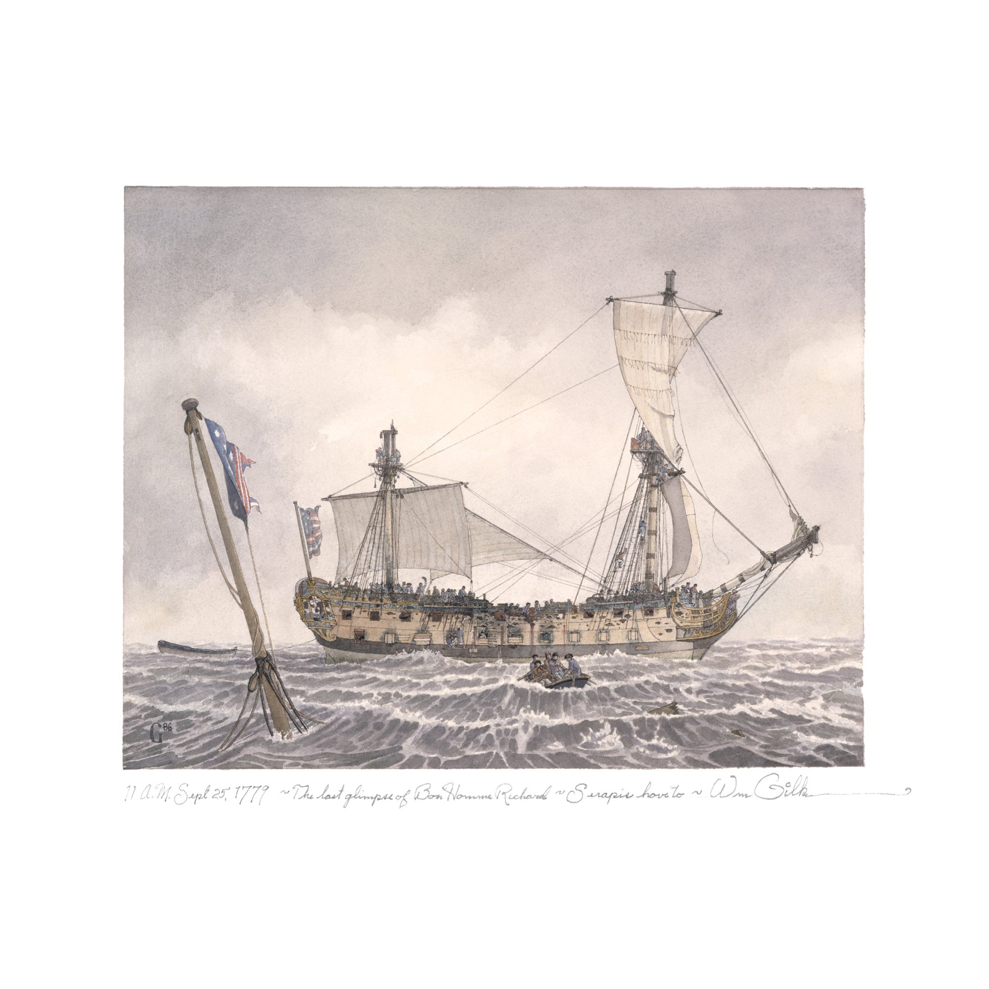 The Last View of Bonhomme Richard