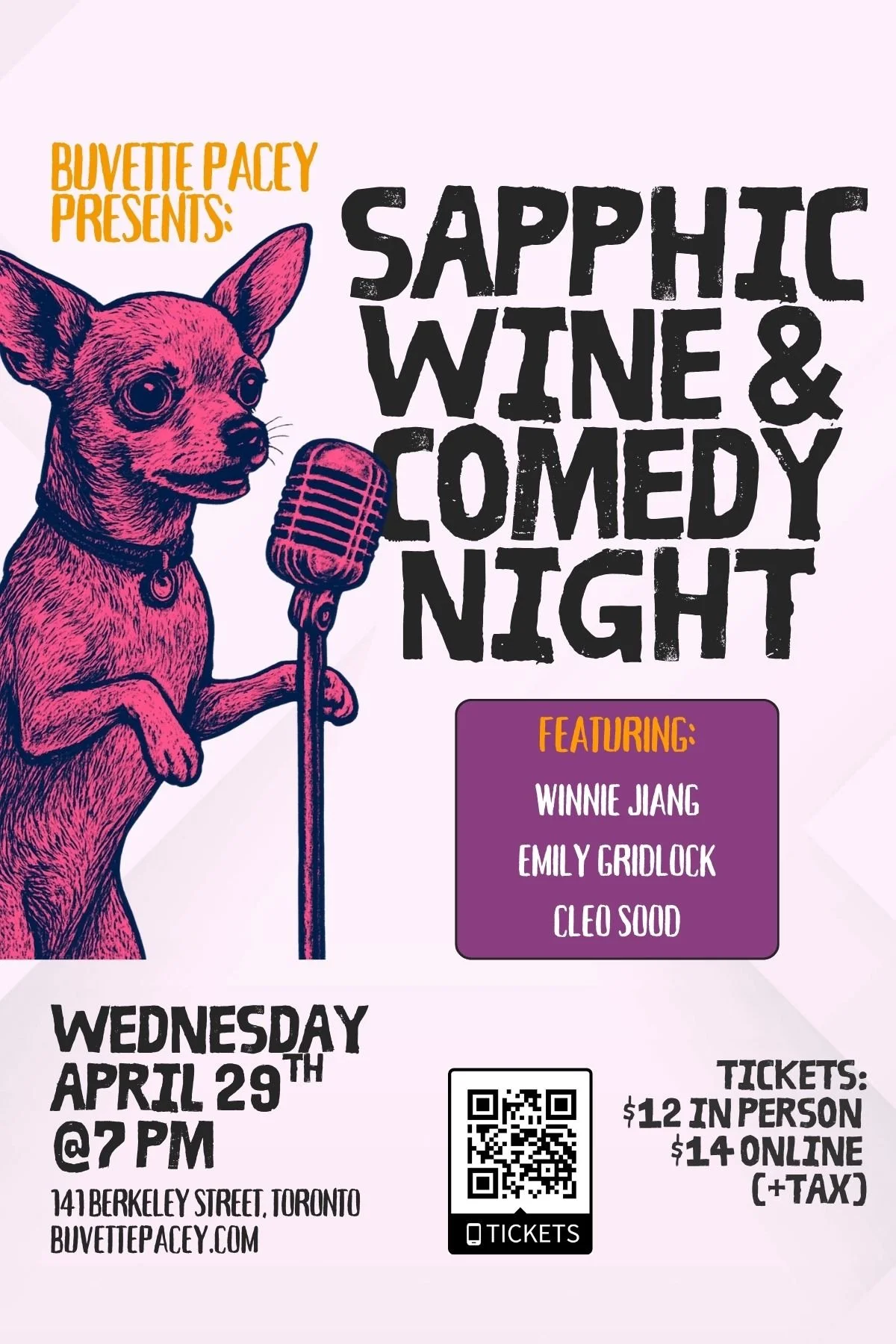 Sapphic Wine & Comedy Night