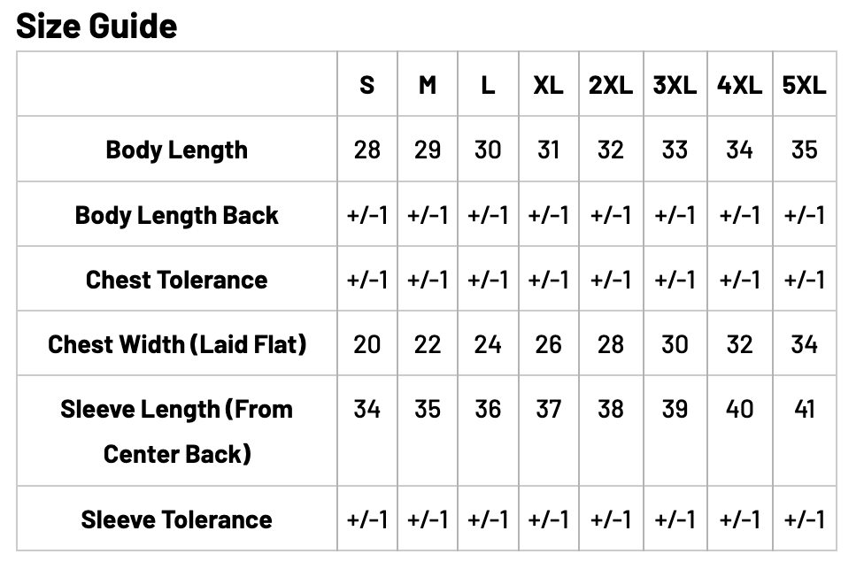 Gildan Softstyle sizing.png