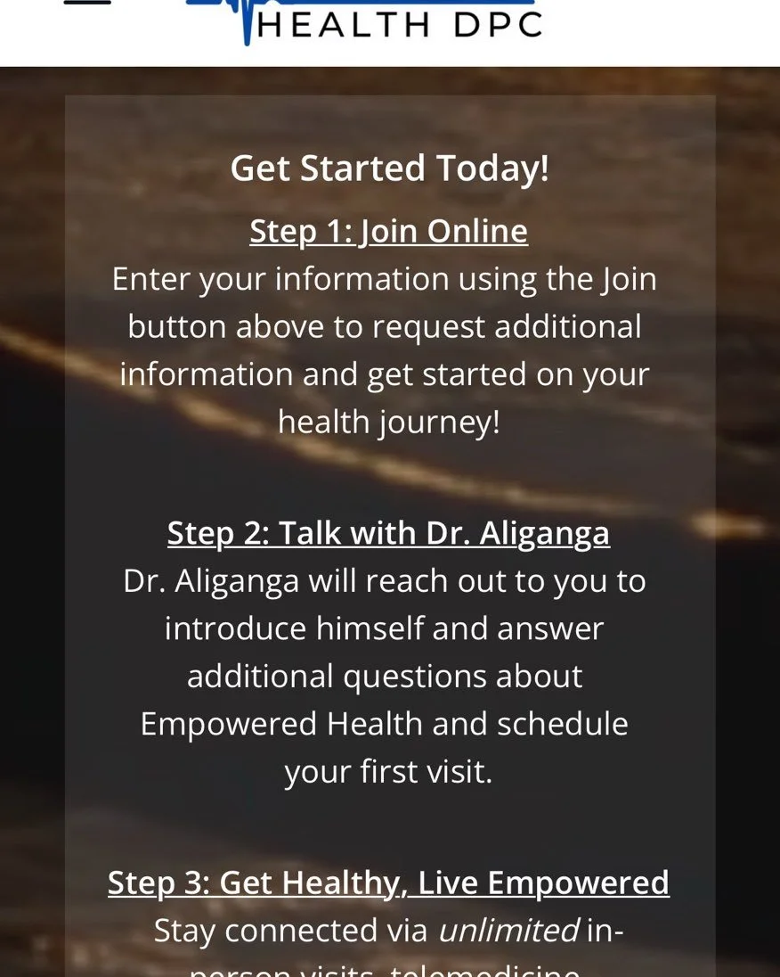 Pre-Enrollment now open. Check out myhealthempowered.com #EmpoweredHealthDPC scheduled to launch 5.20.2025 #MyHealthEmpowered