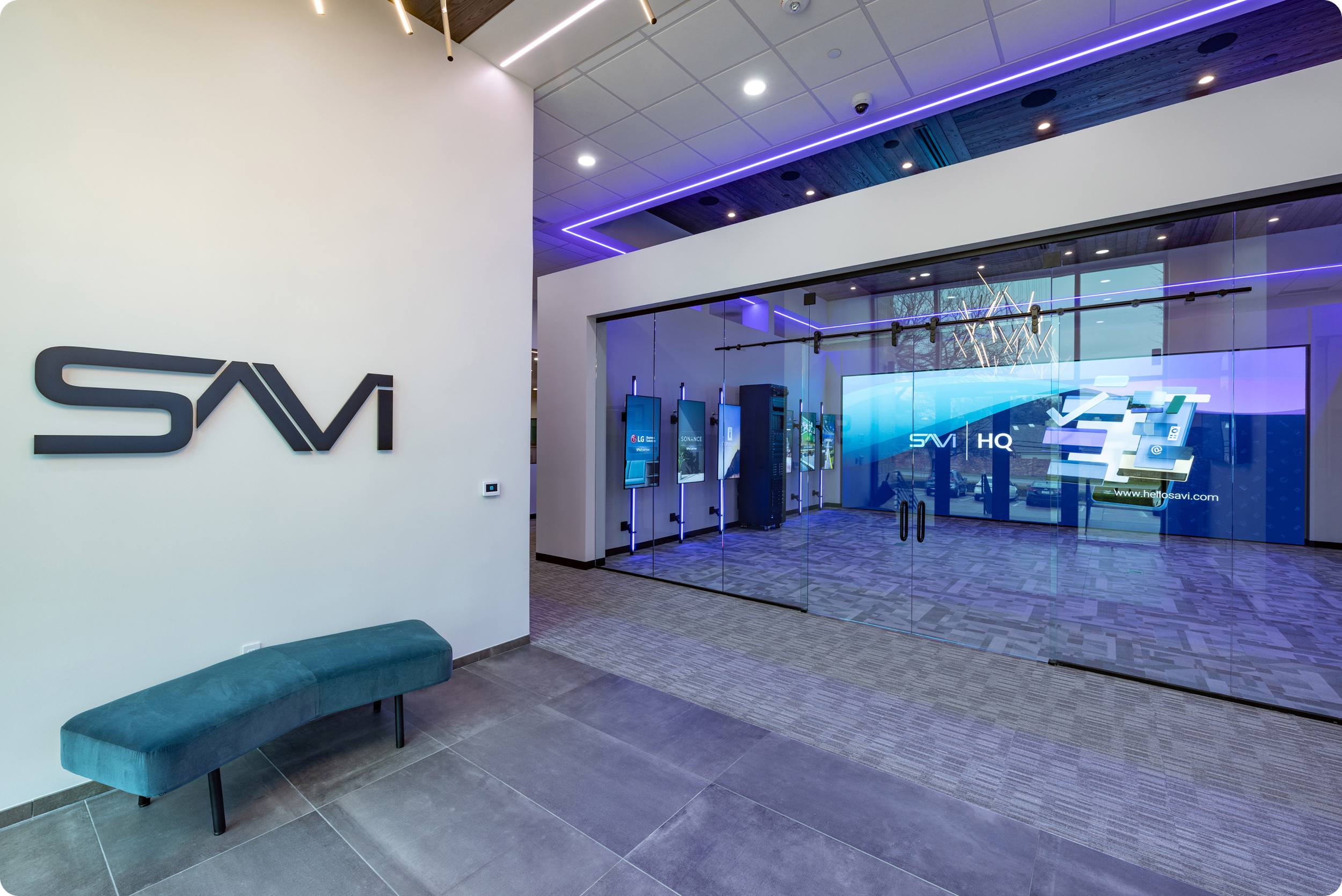 SAVI Controls Adds Two Dozen LG CreateBoard Digital Whiteboards To Brand New Headquarters