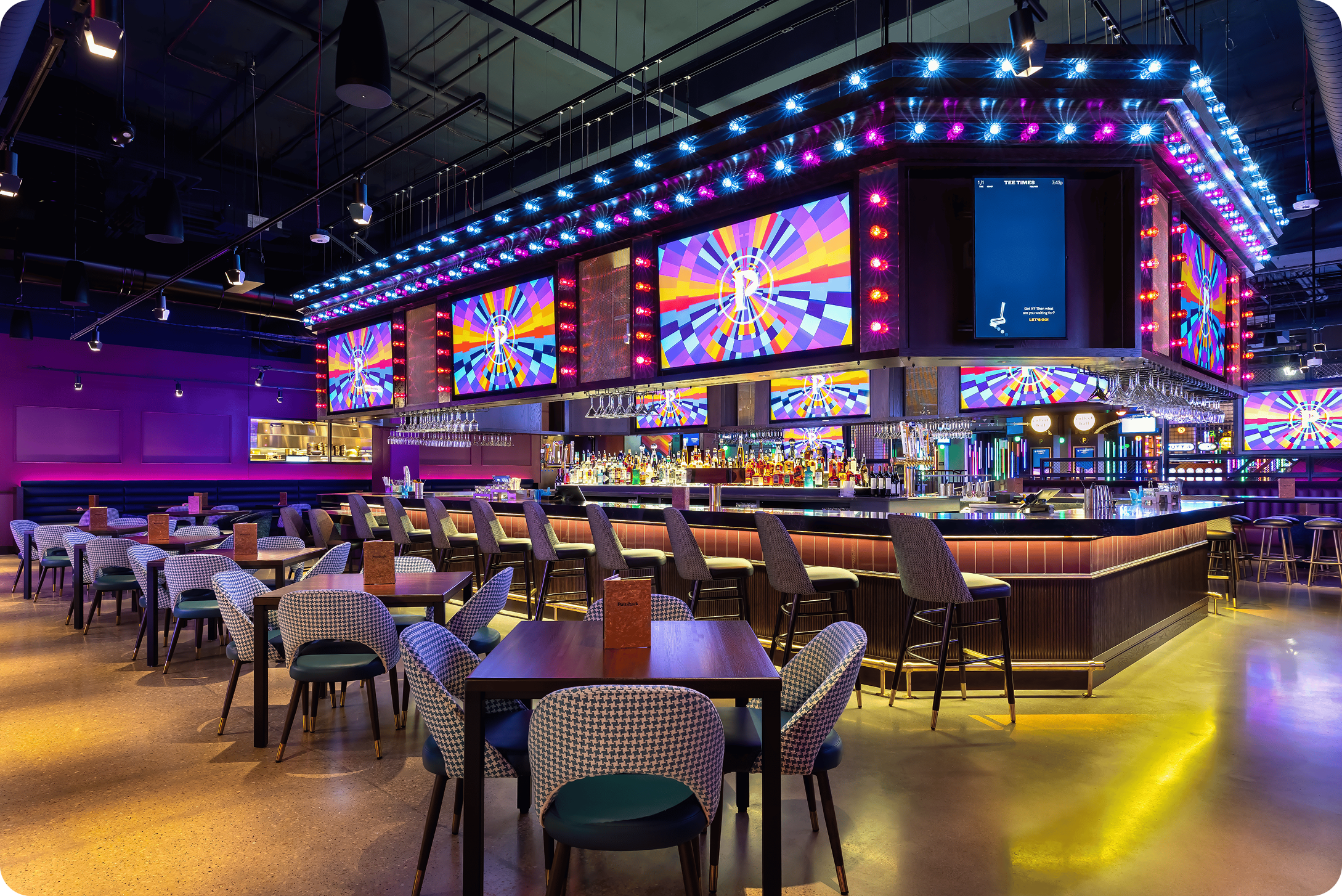 SAVI iQ Unites Audio, Video, and Lighting Control to Redefine Venue Integration at Puttshack Minneapolis