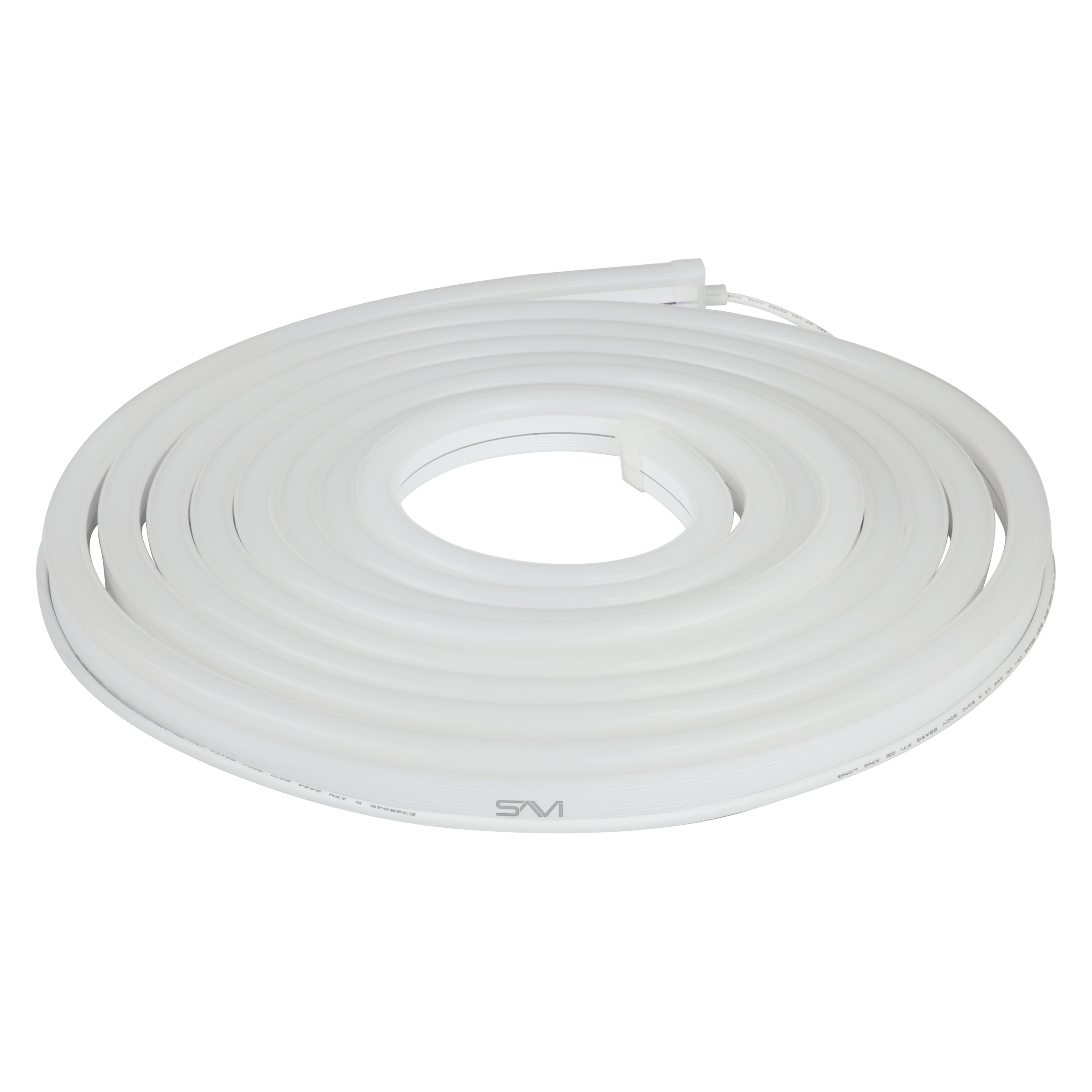 SAVI QoraLux Low-Voltage coiled white LED strip light for commercial lighting projects.