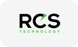 RCS Technology logo with black and green text on a white background.