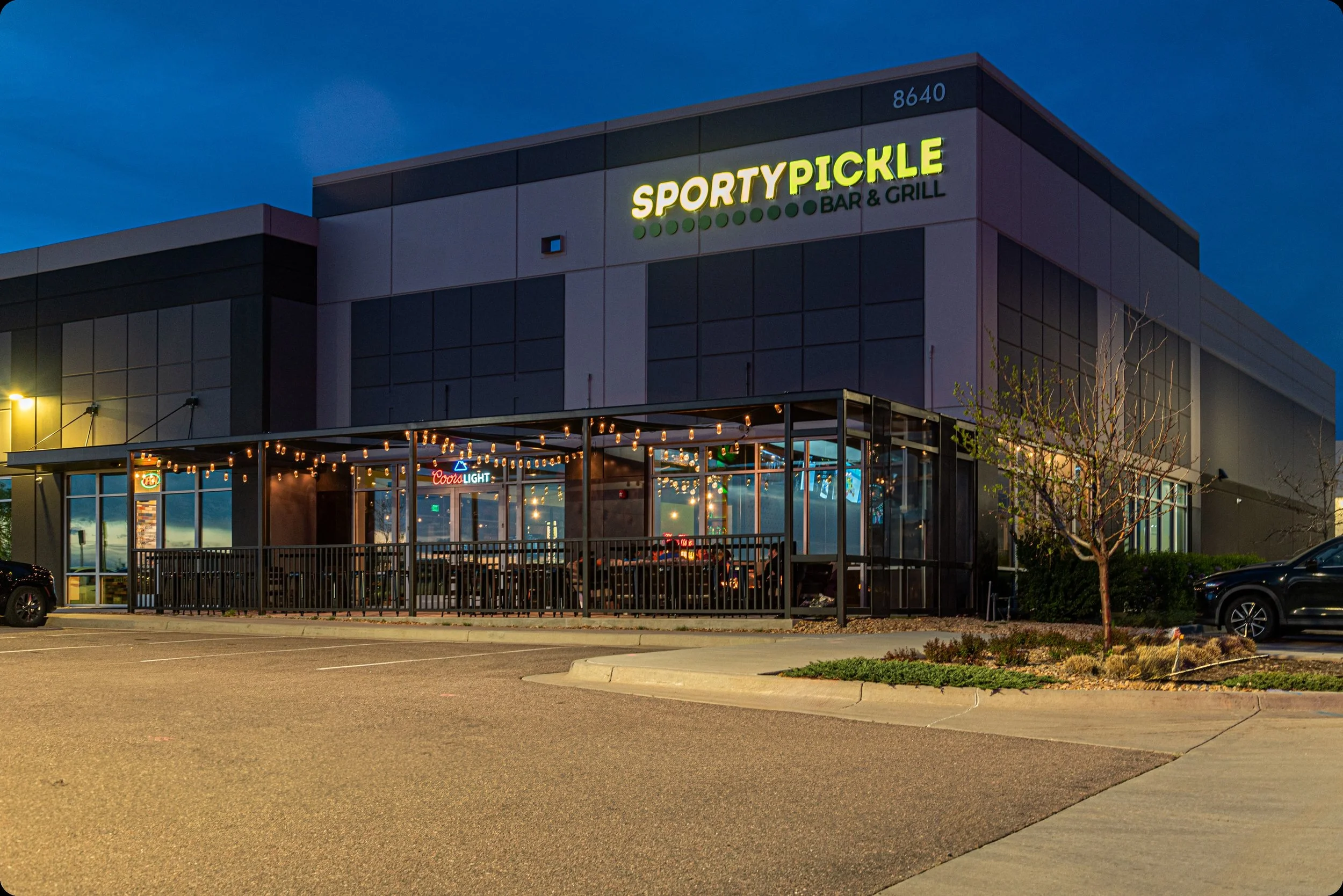 The Sporty Pickle sports bar featuring SAVI iQ AV and lighting automation