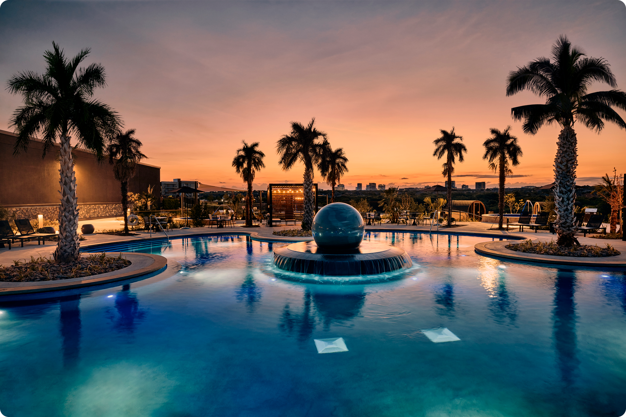 SAVI iQ powers WorldSprings audio, video, lighting control and automation.