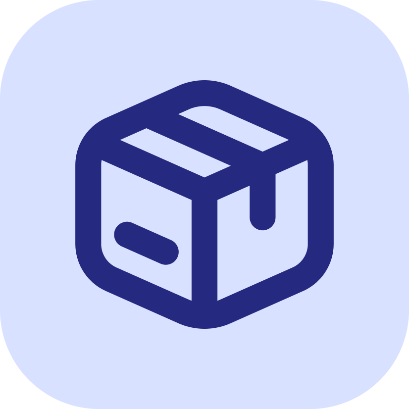icon showing a box or package