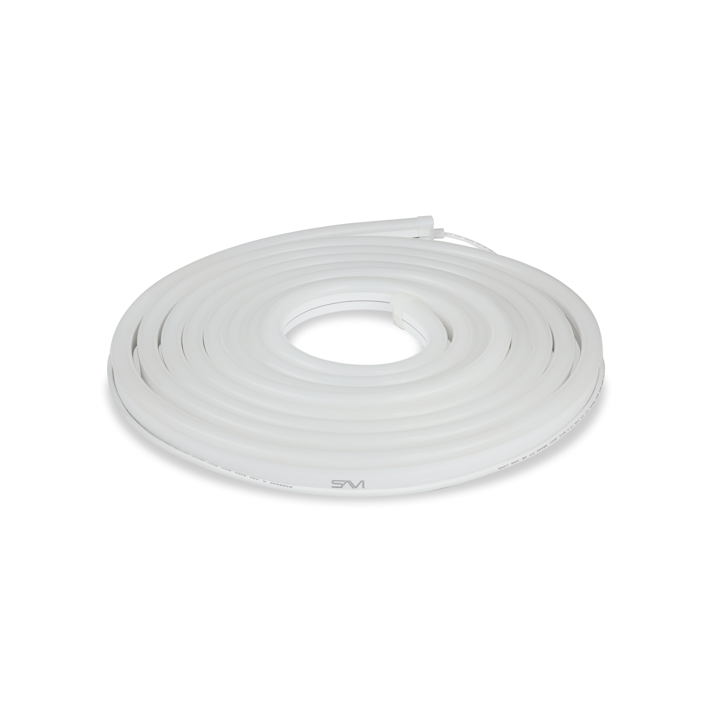 SAVI QoraLux Low-Voltage coiled white LED strip light for commercial lighting projects.