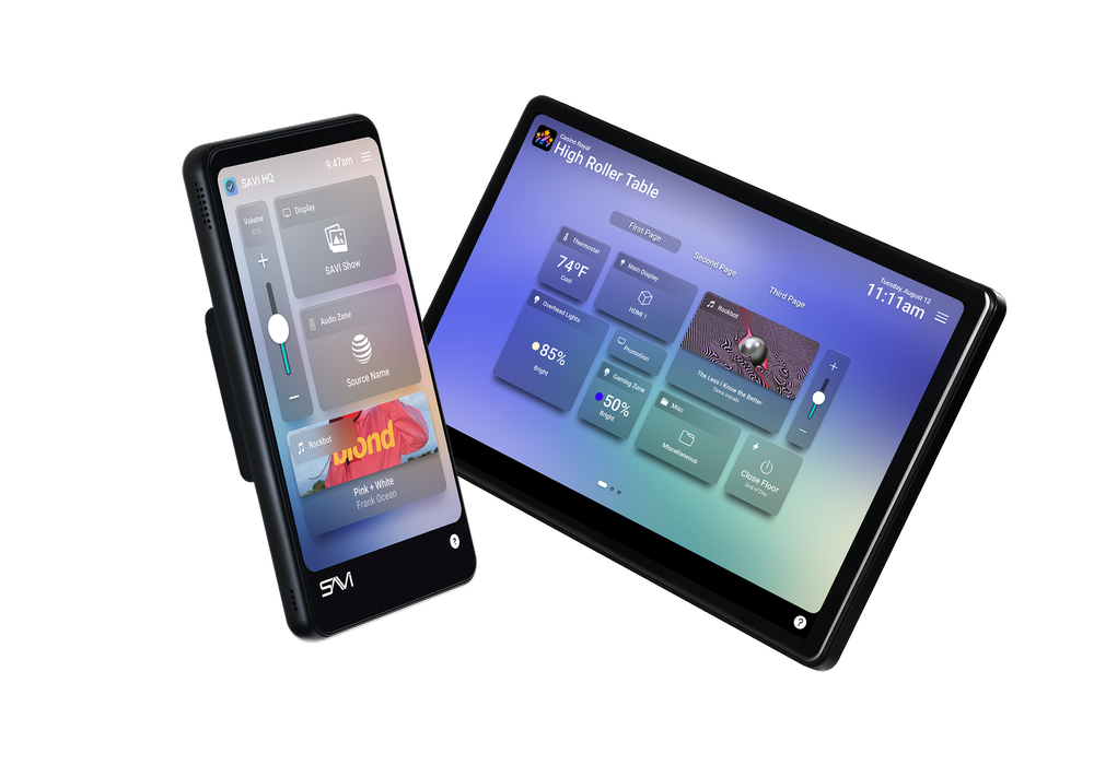 Touchpad Ui Custom AV Control UI & Touchscreen — SAVI iQ
