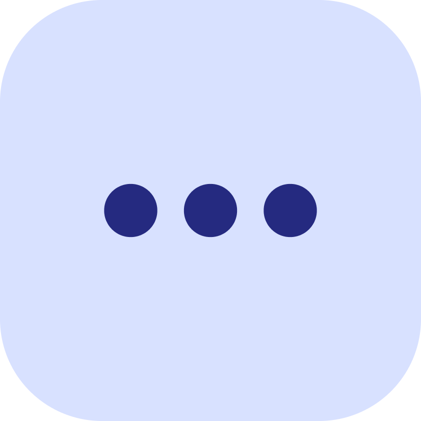 icon with three dots