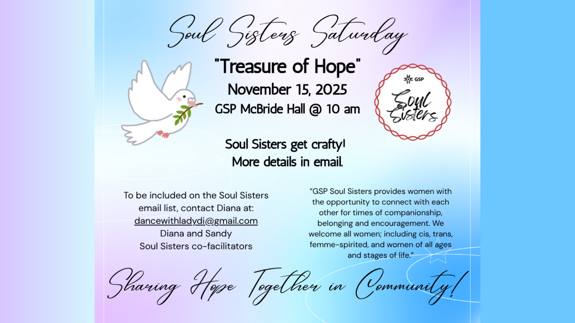 Soul Sisters Saturday