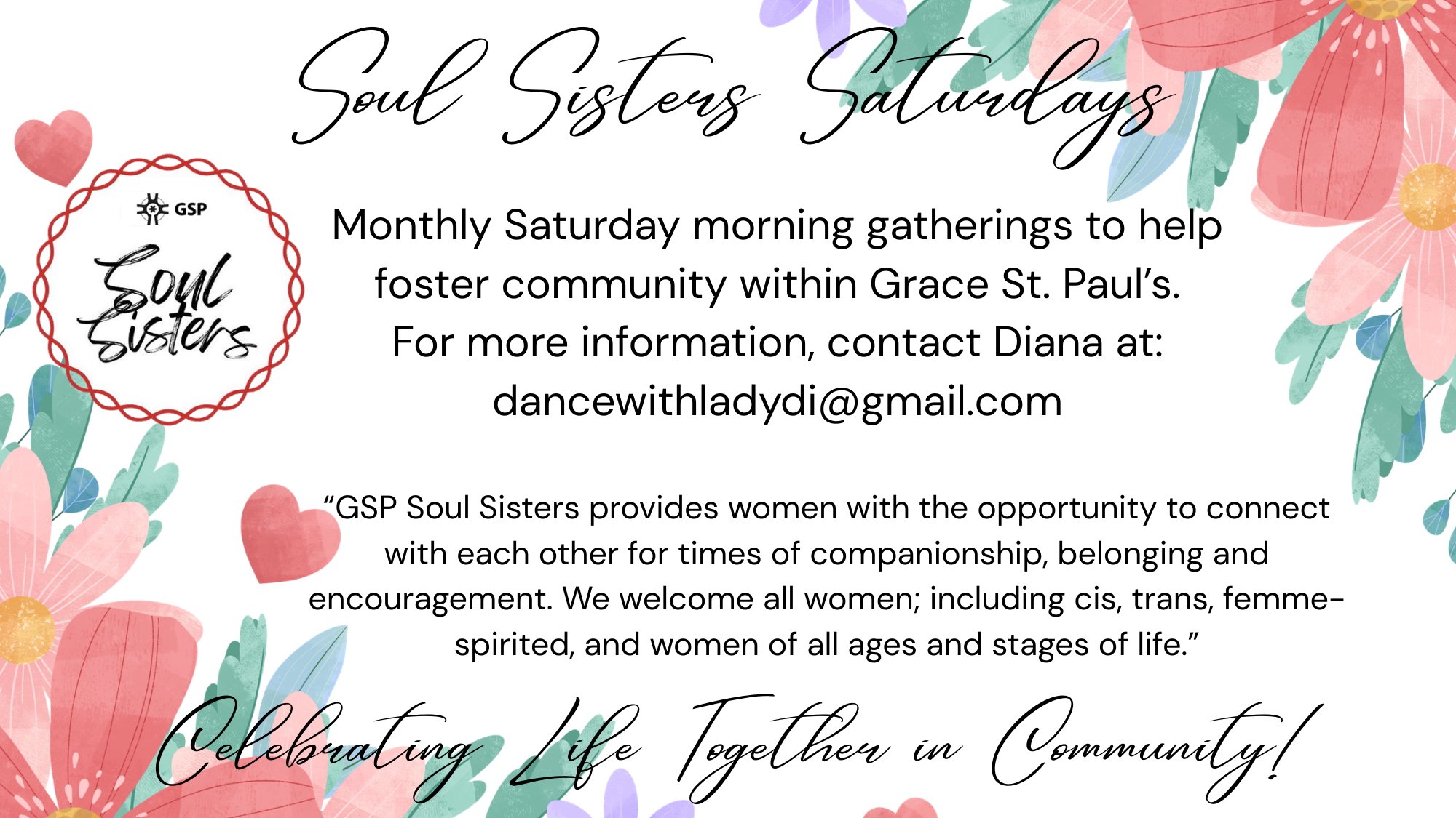 Soul Sisters Saturdays