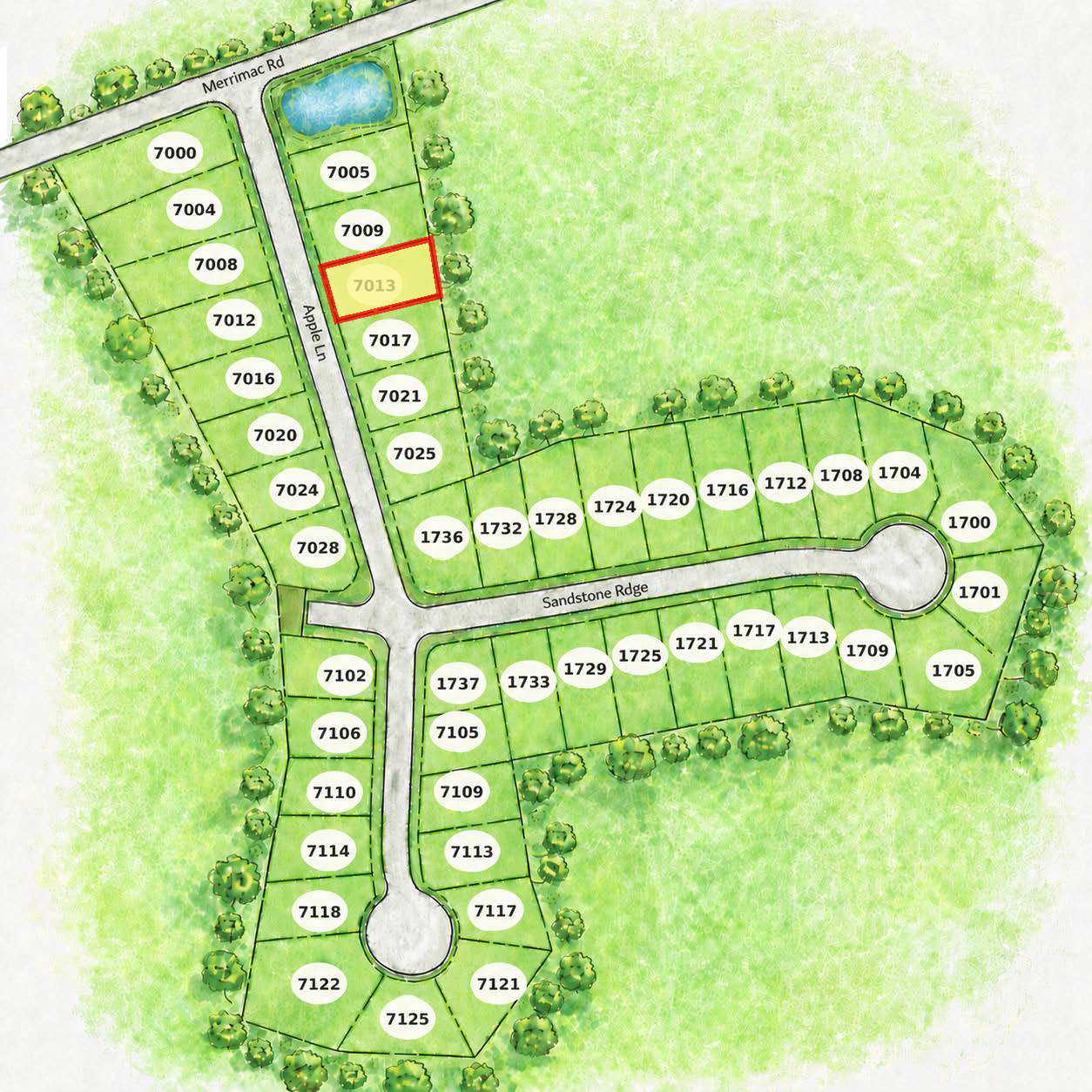 7013 Apple Ln - Lot