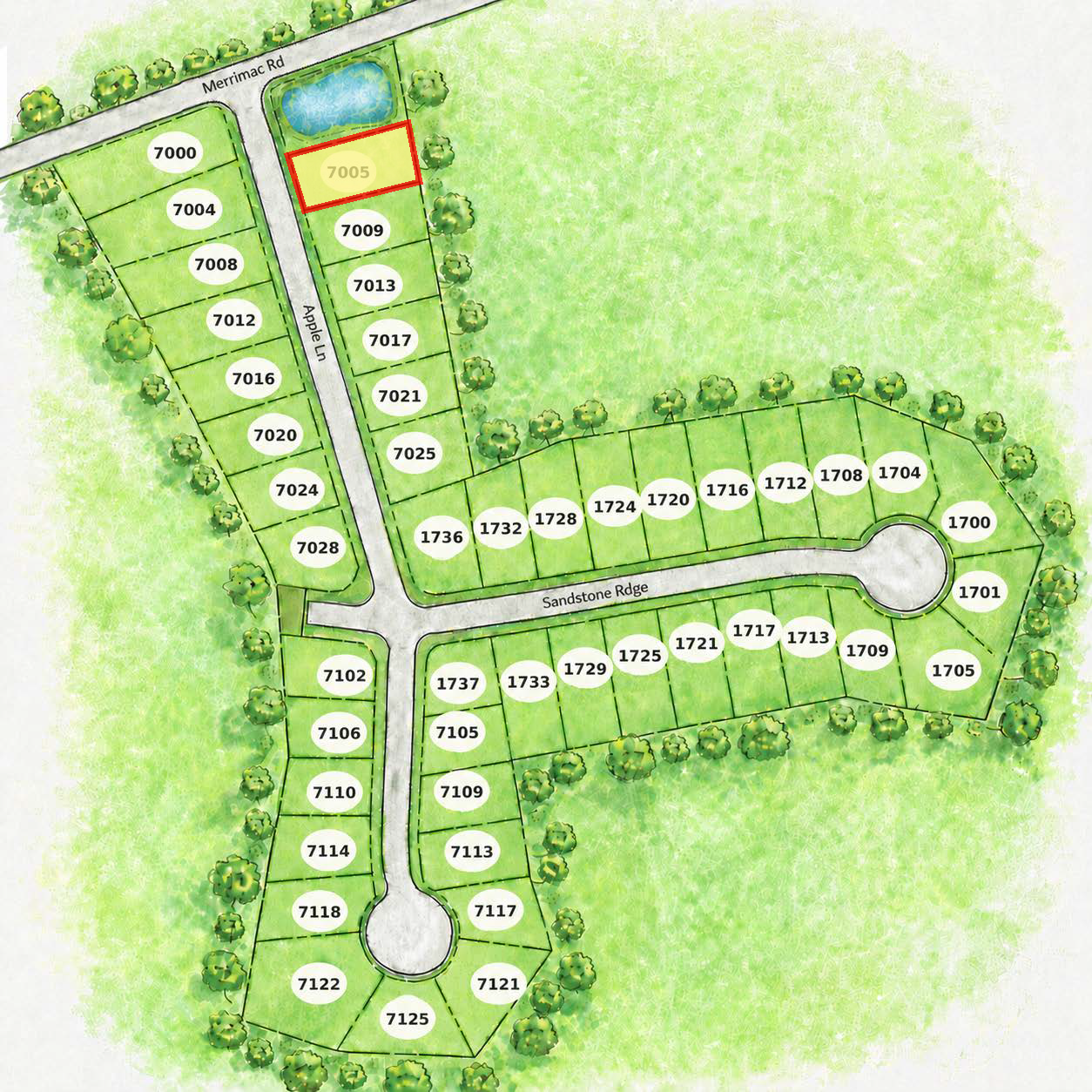 7005 Apple Ln - Lot
