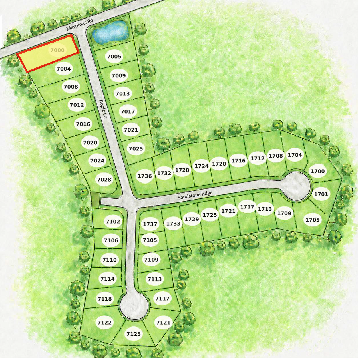 7000 Apple Ln - Lot