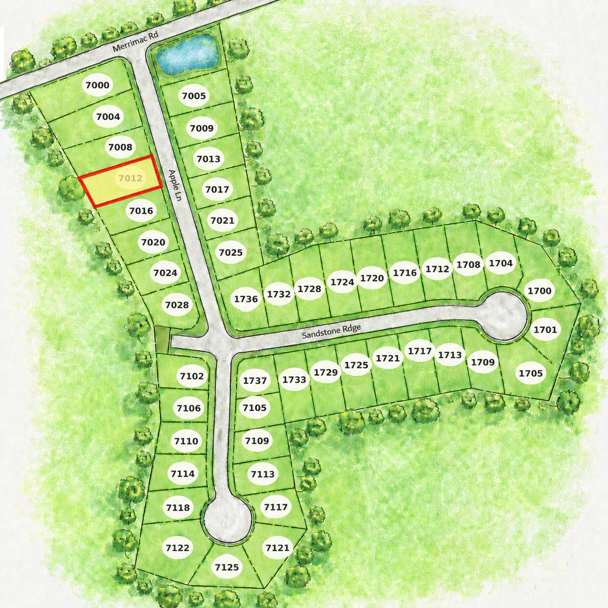 7012 Apple Ln - Lot 