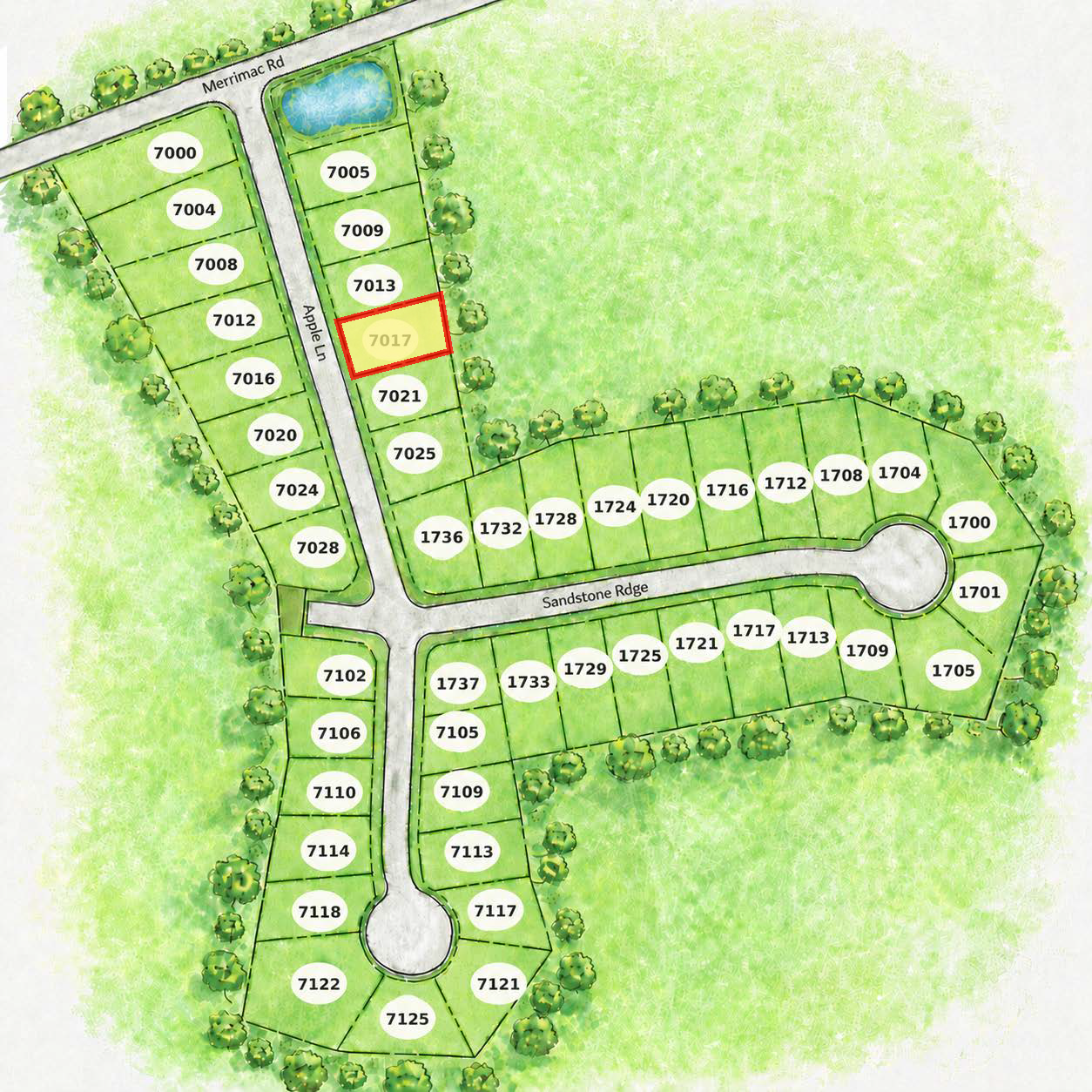 7017 Apple Ln - Lot