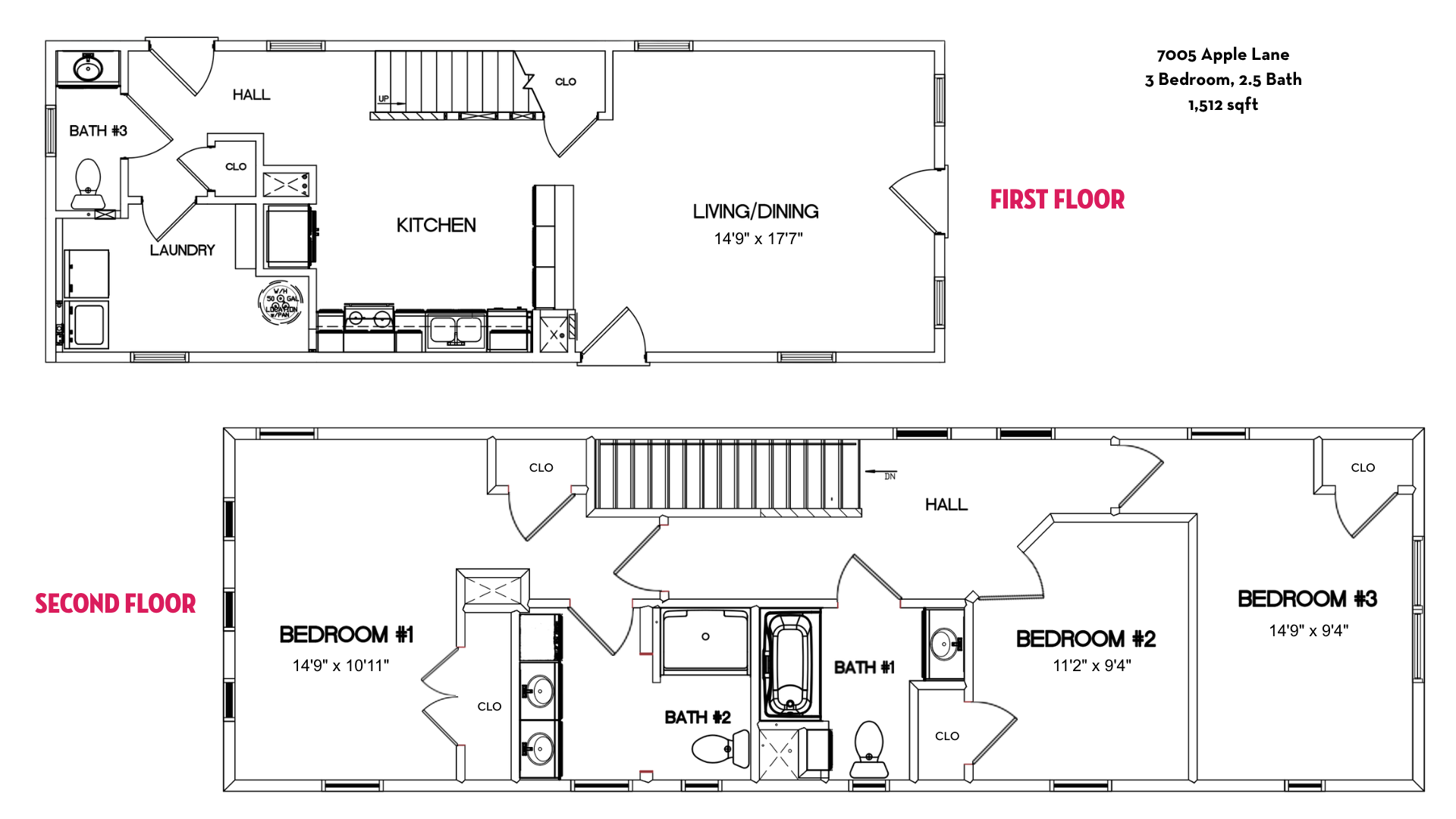 7005 Apple Ln - Floor Plan