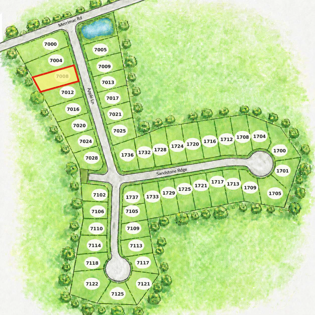 7008 Apple Ln - Lot