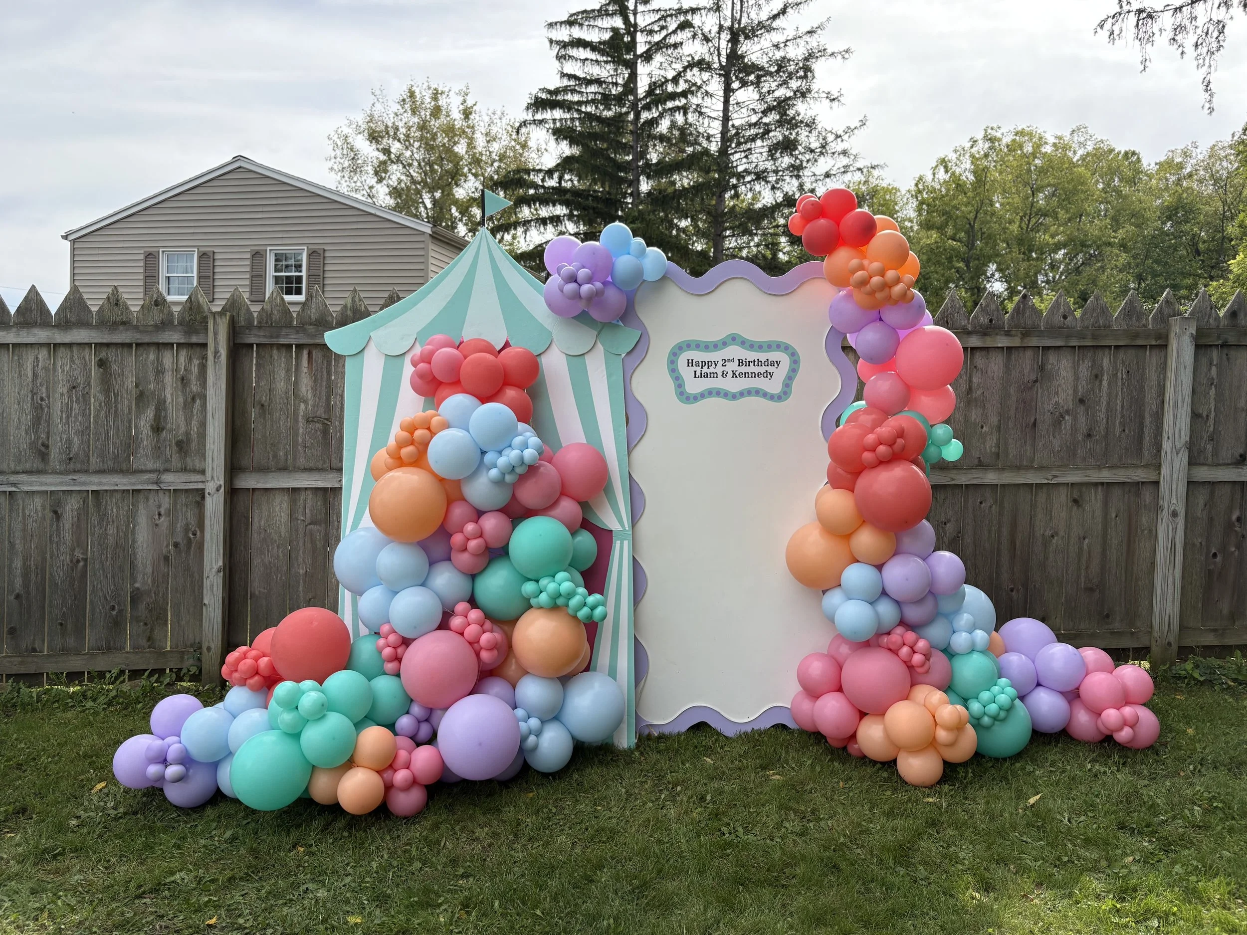 Birthday party balloon display rochester ny