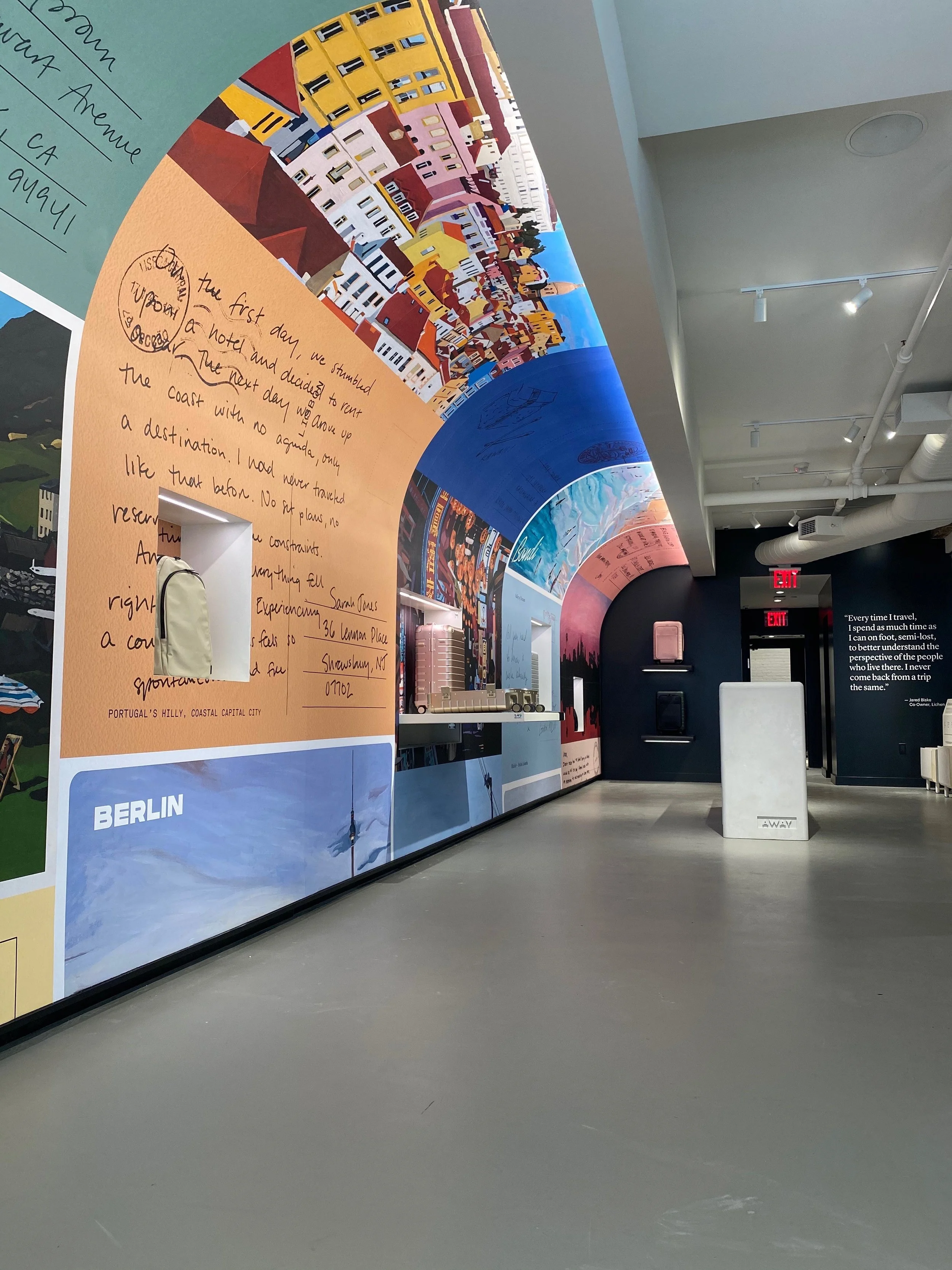 away travel - a retail project by Quest