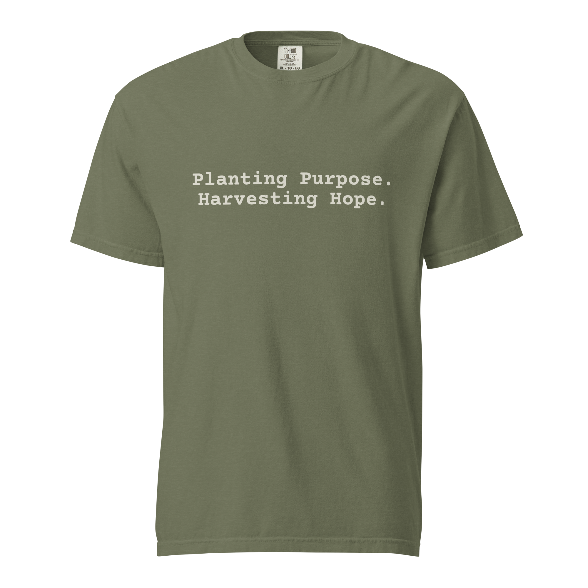Planting Purpose. Harvesting Hope. — Heavyweight Garment-Dyed Tee