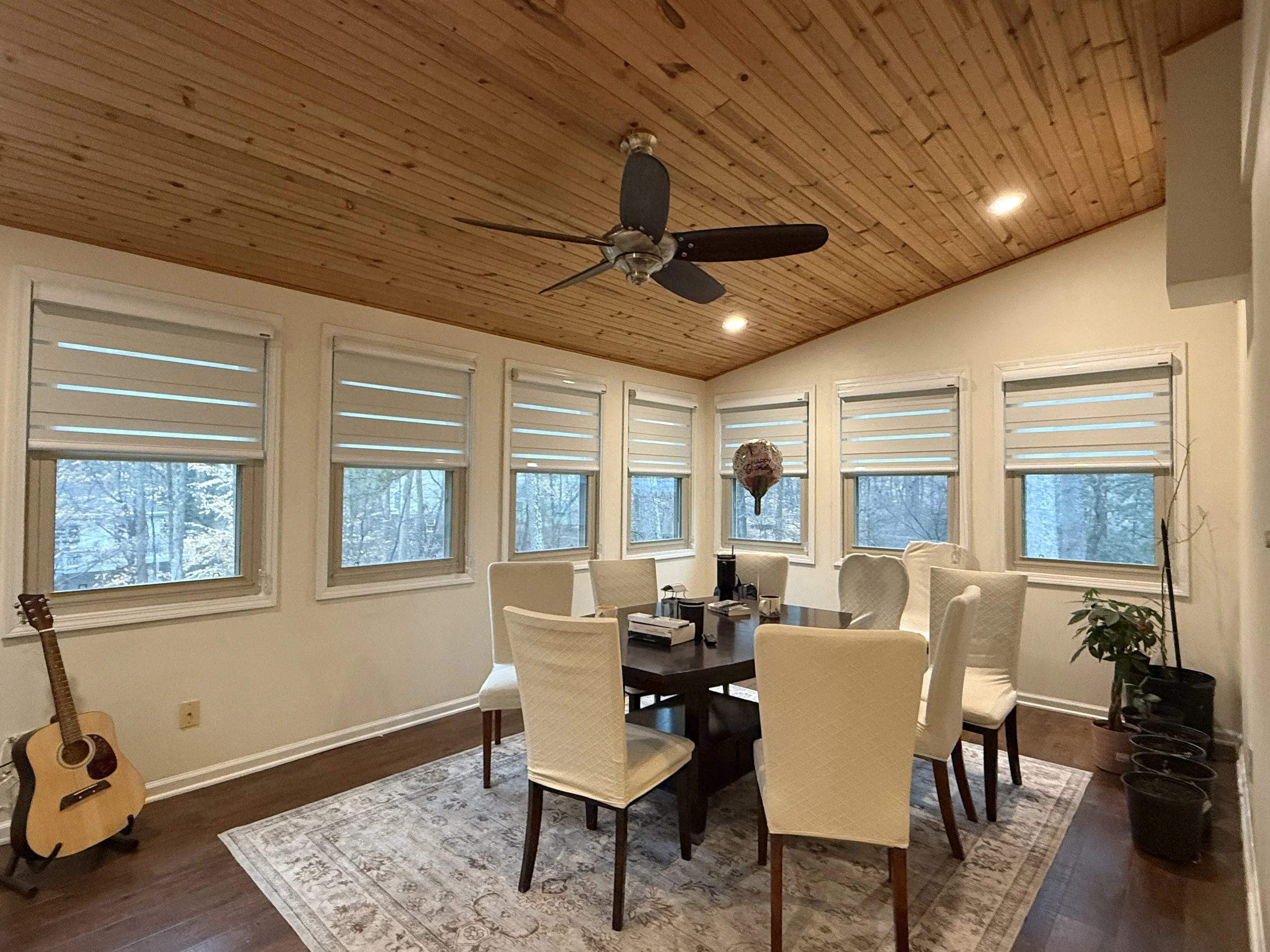 White Zebra Shades – Light Control & Privacy