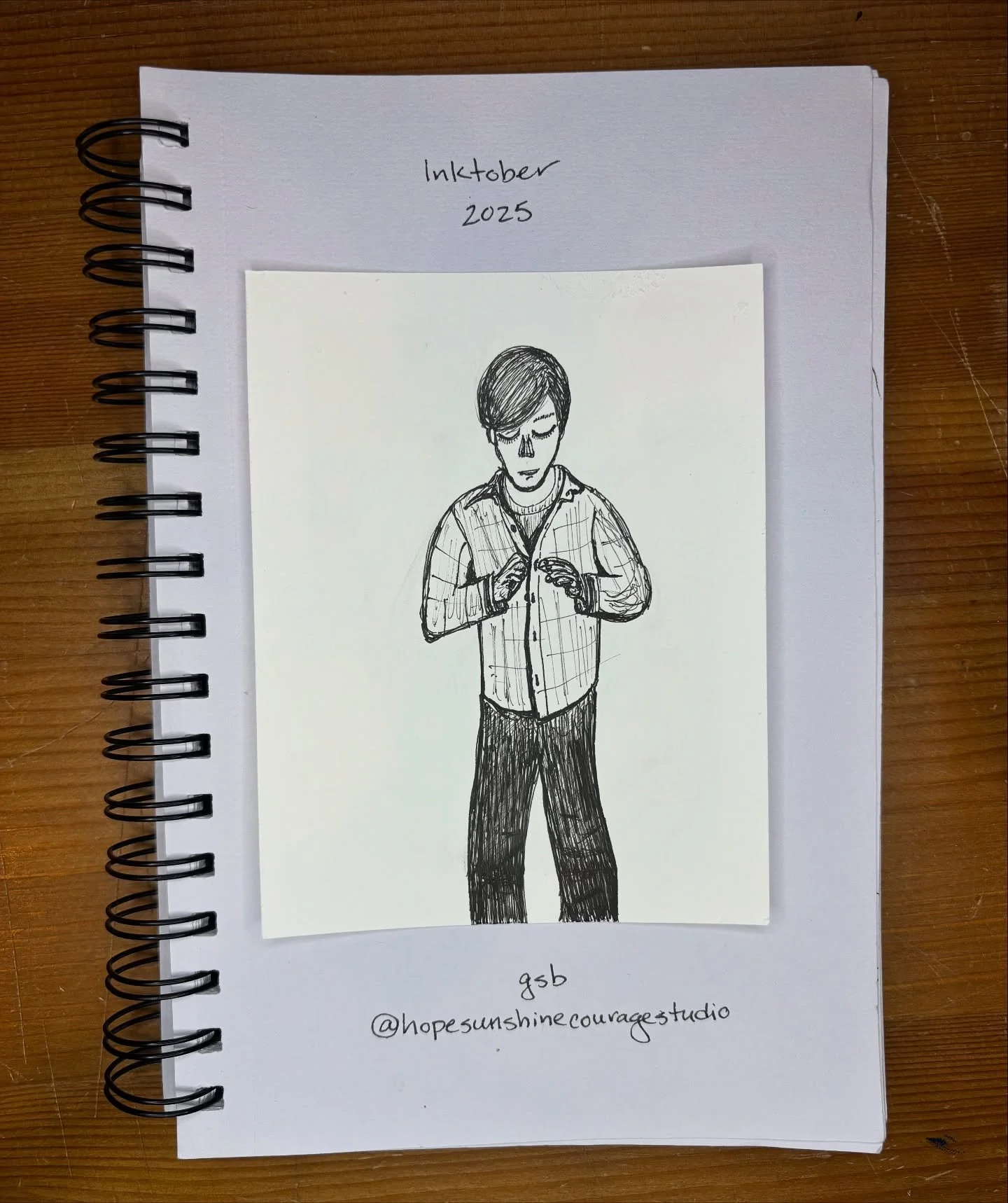 &ldquo;You&rsquo;re braver than you believe, and stronger than you seem, and smarter than you think.&rdquo;

Christopher Robin to Winnie the Pooh

Inktober Challenge 2025; Day 22: Button
Inspired by VB

#hopesunshinecourage #inktober #inktoberchallen