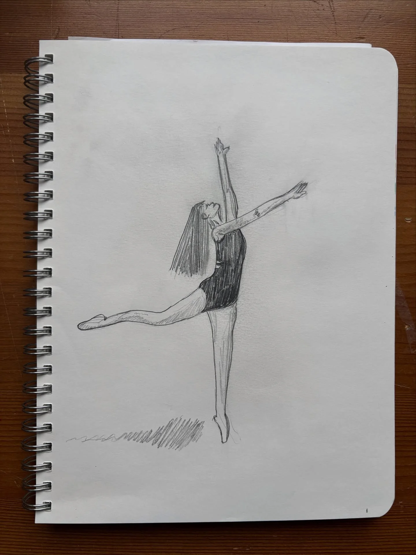 From my sketchbook - inspired by AB who saw the drawing I made of her the other day and then let me take dozens of pictures of additional poses. 

My new goal is to just create (and share) as much as possible, even if that&rsquo;s only thirty minutes