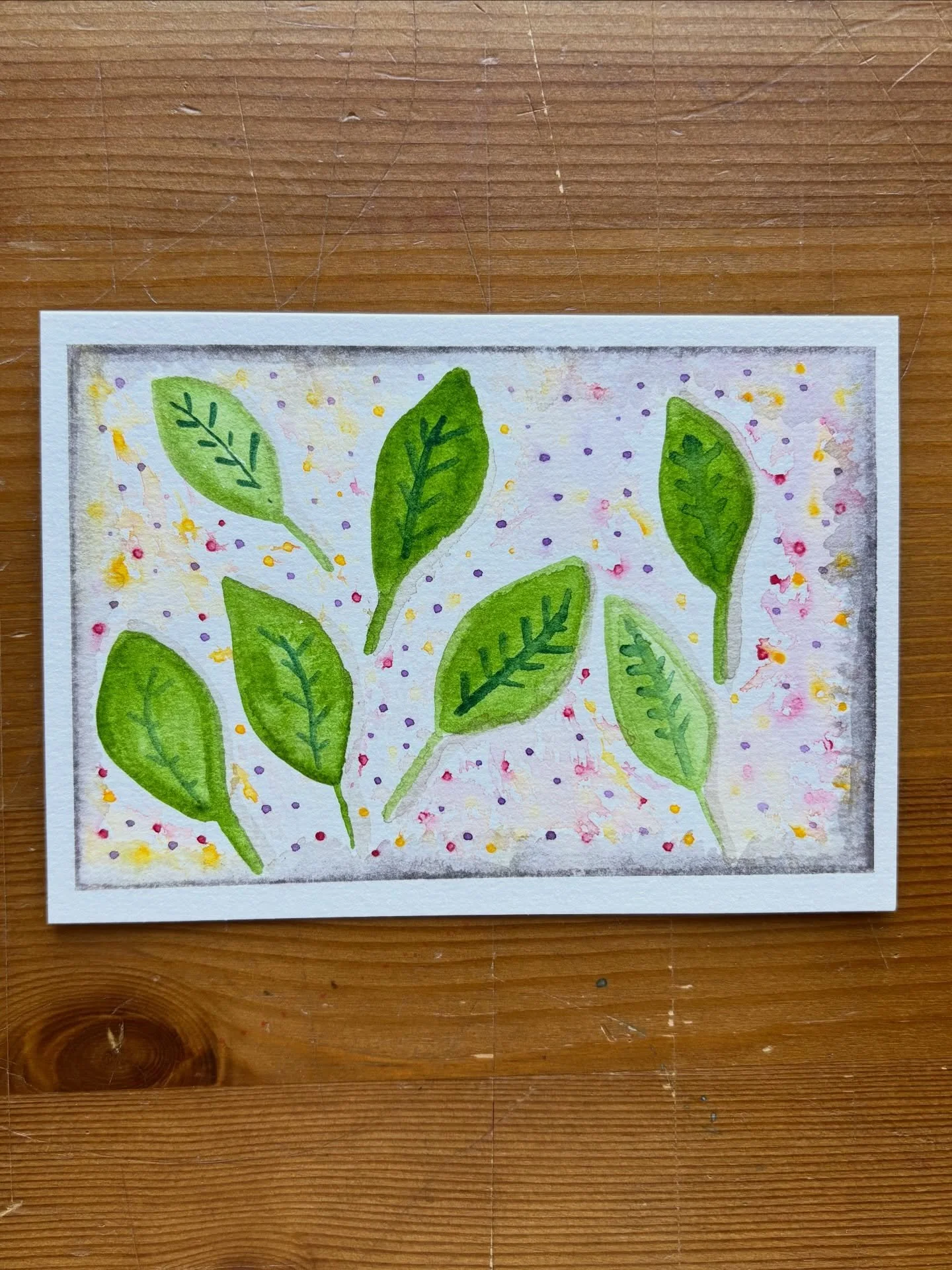 I am experimenting more- trying to carve out intentional space to create, even when the result isn&rsquo;t exactly what I pictured.  I try to remember that growth takes courage and creativity needs room to breathe. These leaves may not be perfect, bu