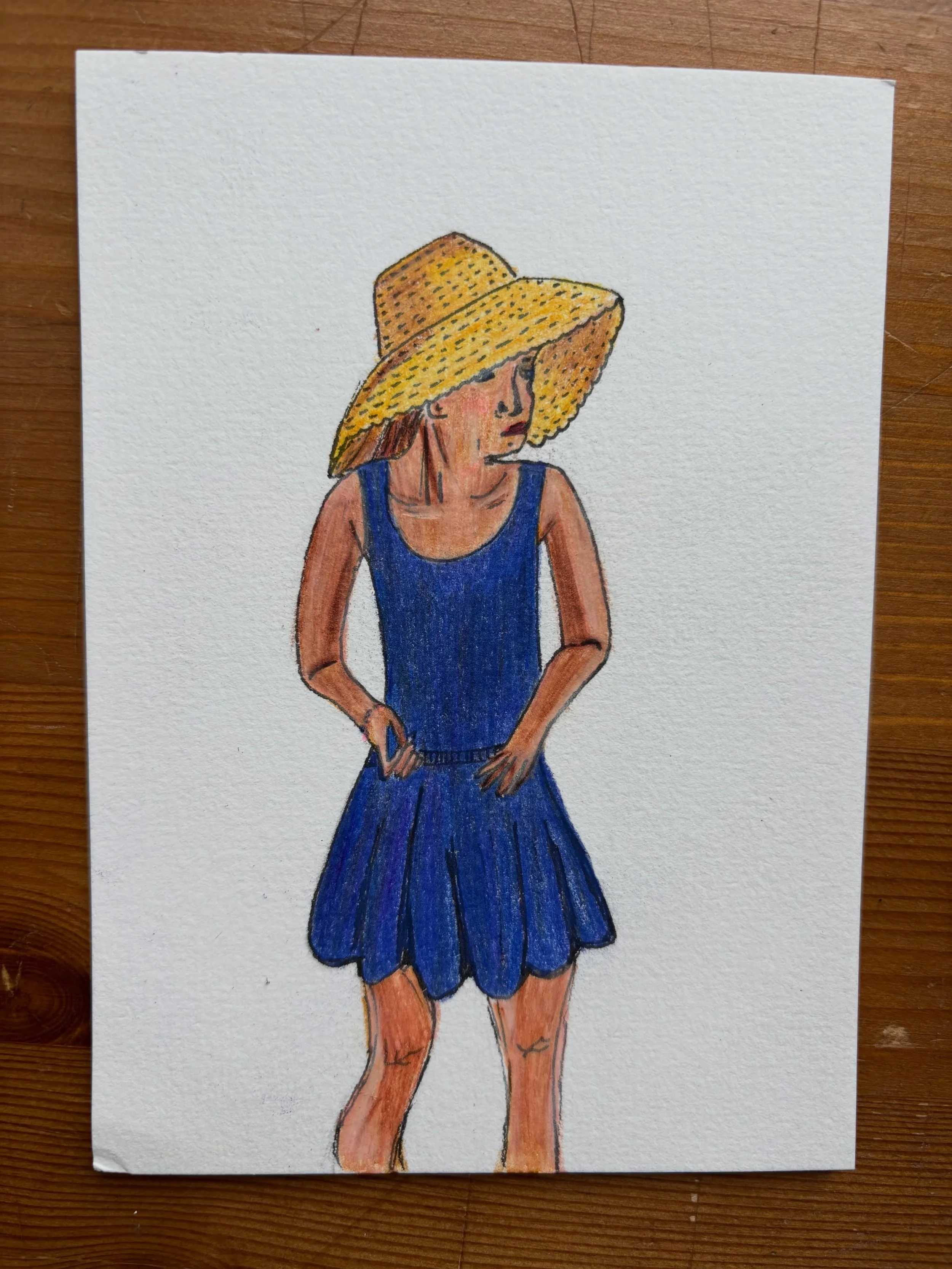Do you ever see a photo that instantly makes you feel something?

@meems422 took one of her daughter recently that I instantly loved for her outfit and pose- a big hat and summery dress. A girl who is growing up but still little. 

There was somethin