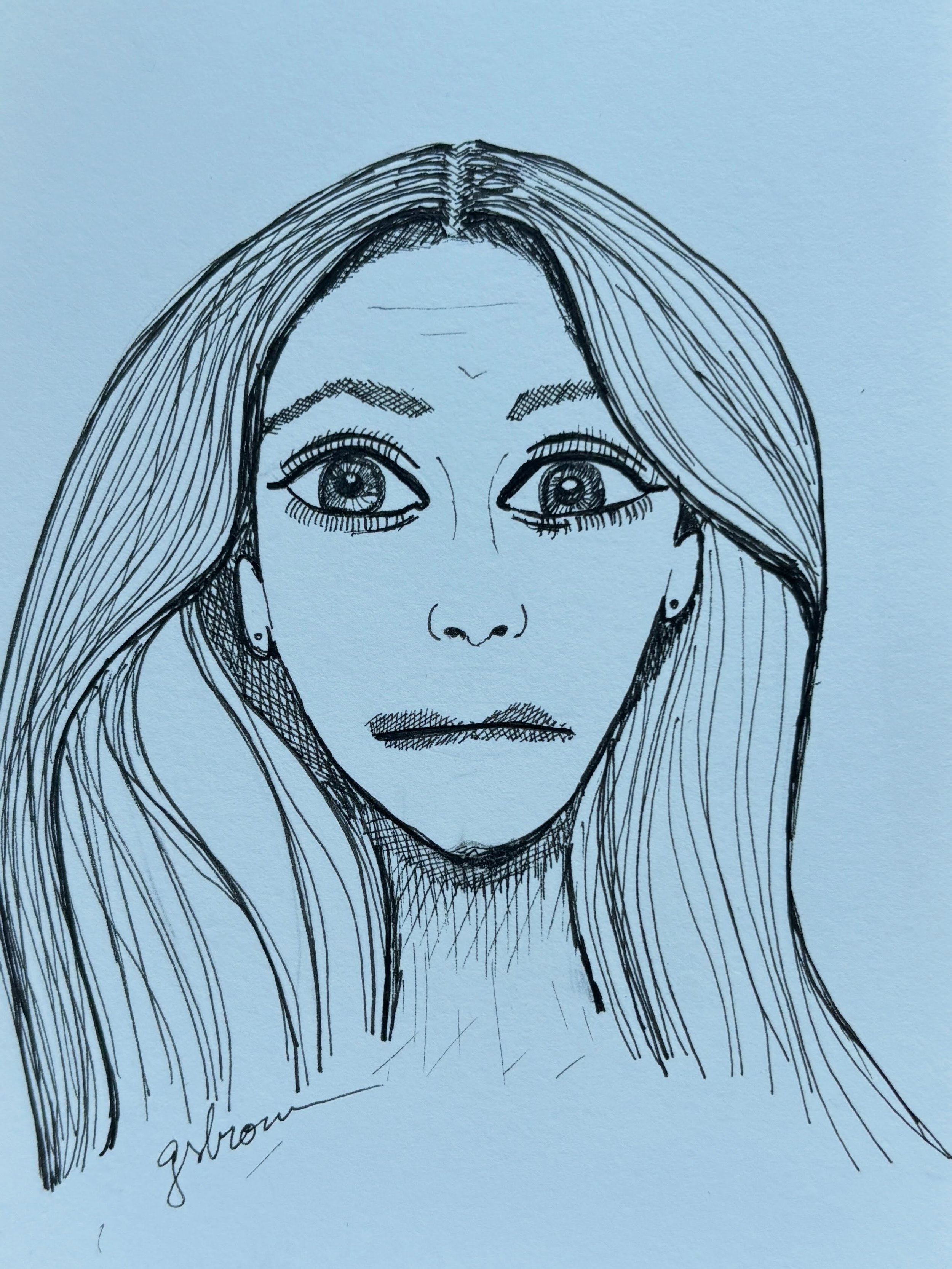 Inktober Day 7: Panic

- - 
&ldquo;I&rsquo;ll be right back!&rdquo; she called over her shoulder leaving Joy standing alone. 

Joy bit her lip and tried not to panic. She headed over to a table laid out with a large charcuterie spread, partly because