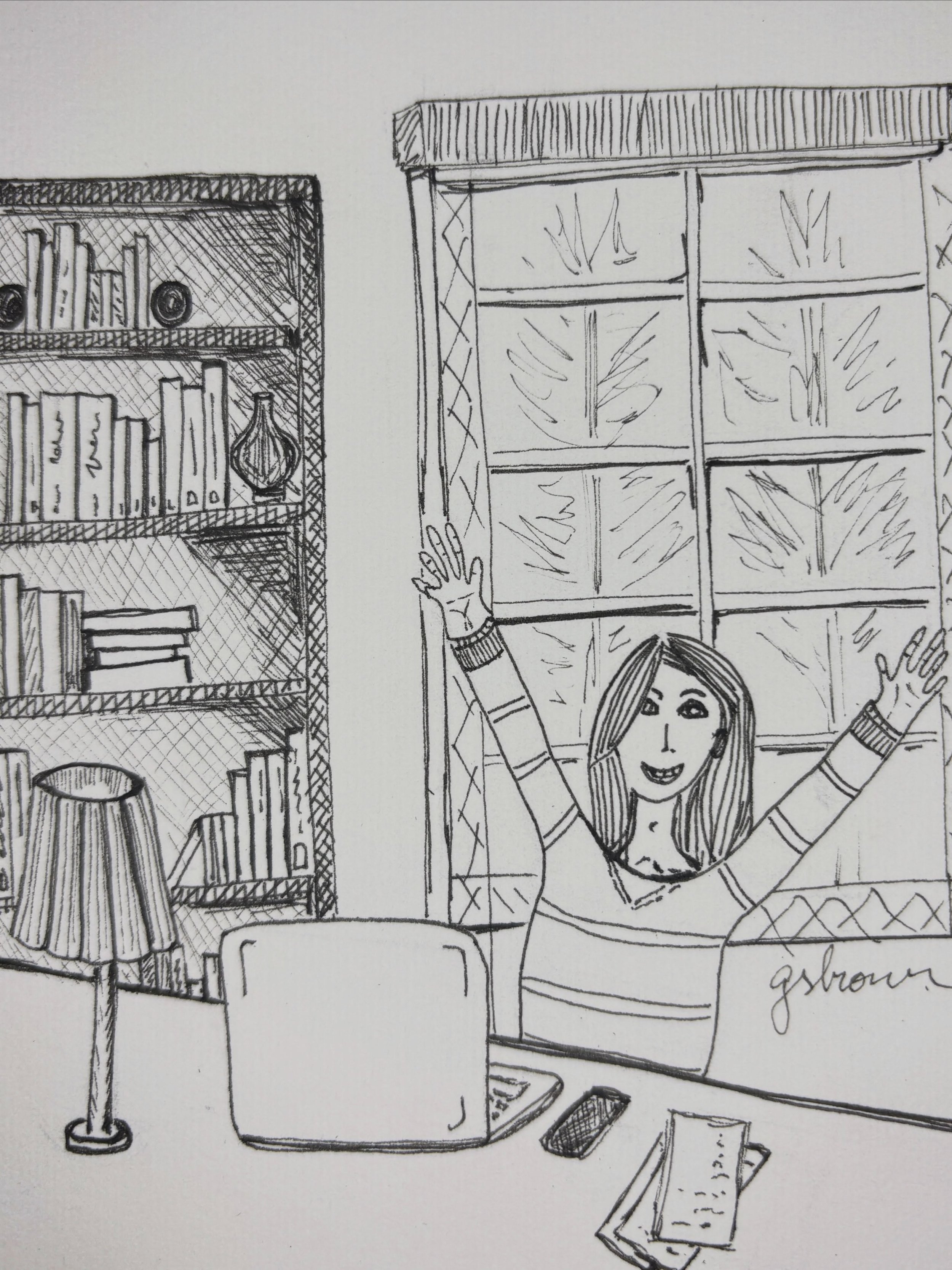Inktober 2026 Day 15: Hooray

Hooray! We are halfway through Inktober and writing/illustrating Joy&rsquo;s story- tune in tomorrow to see how I work &lsquo;gangly&rsquo; in and keep sending any ideas my way. 

#hopesunshinecourage #inktober2026 #inkt