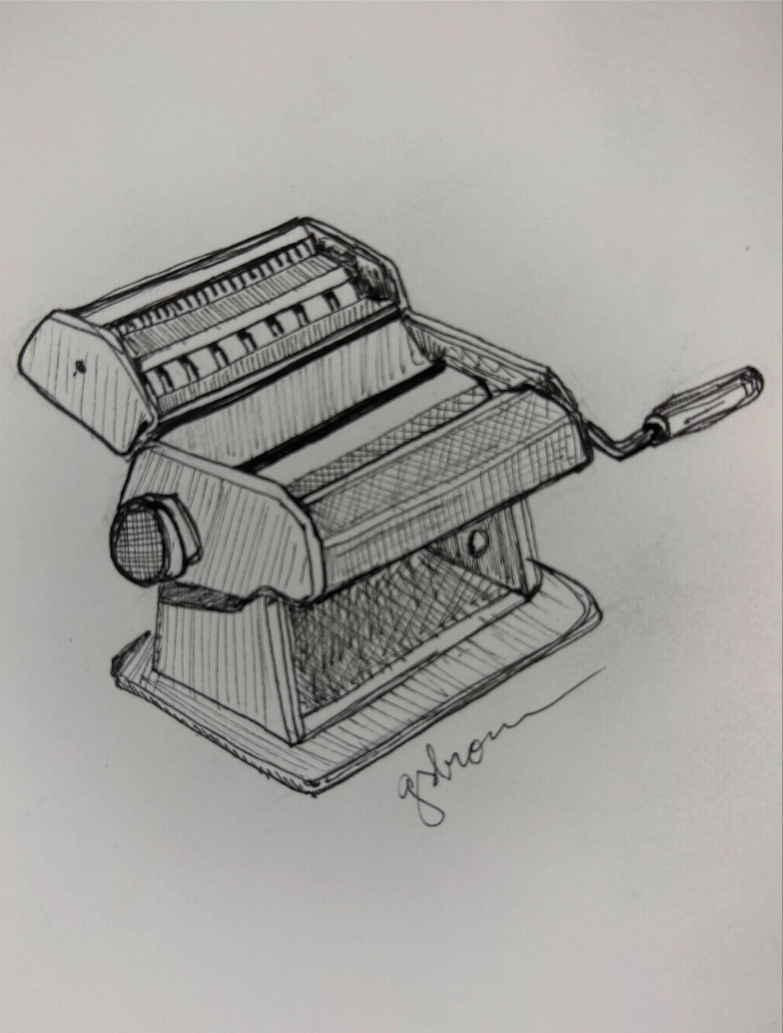 Inktober 2026 Day 17: Contraption

Now I want homemade pasta too&hellip;

#hopesunshinecourage #inktober2026 #inktober2026contraption